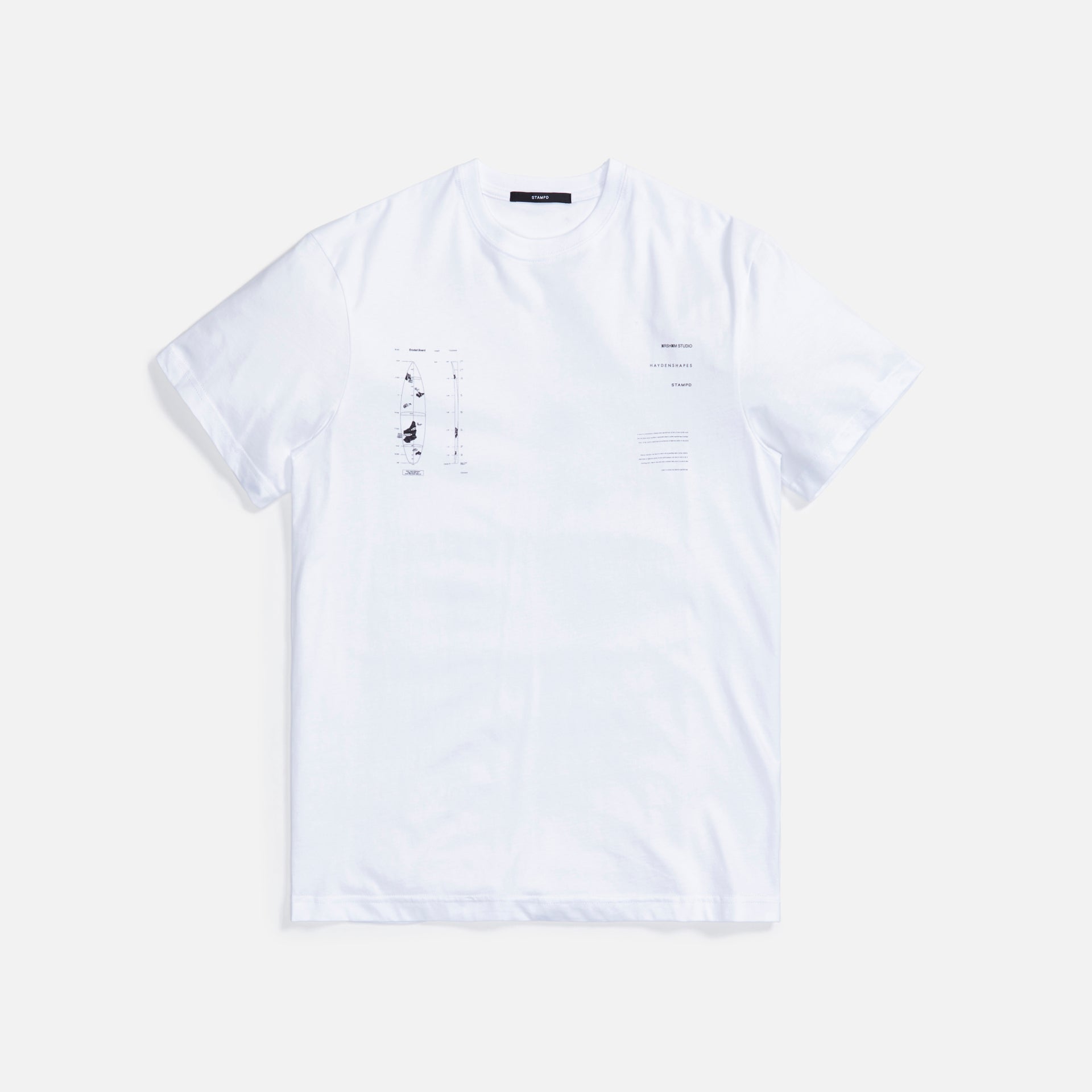 Stampd AHS Eroded Tee - White