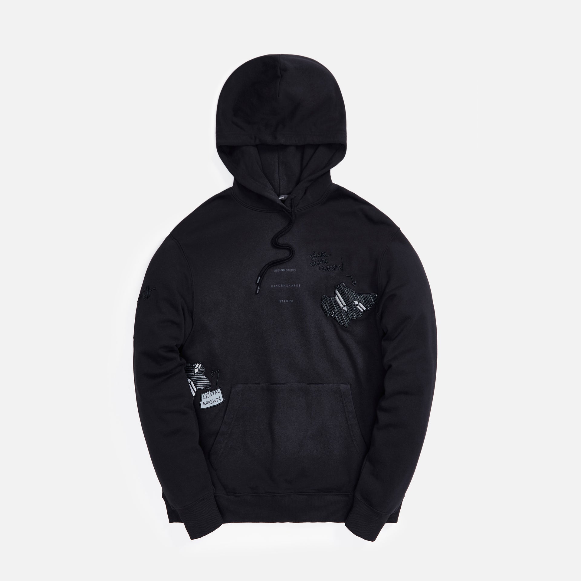Stampd AHS Eroded Hoodie - Black