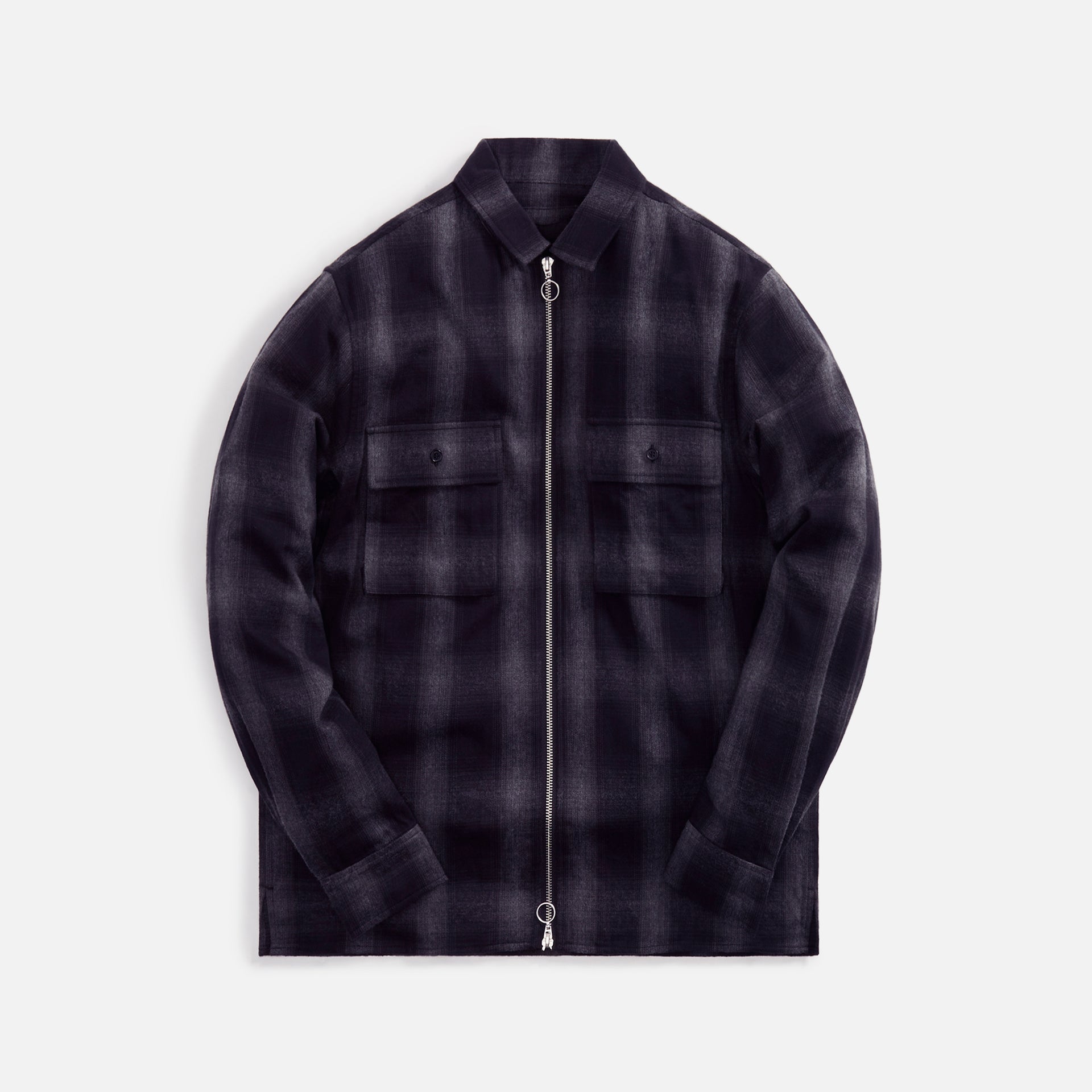 Stampd Mason Zip Up Shirt - Black