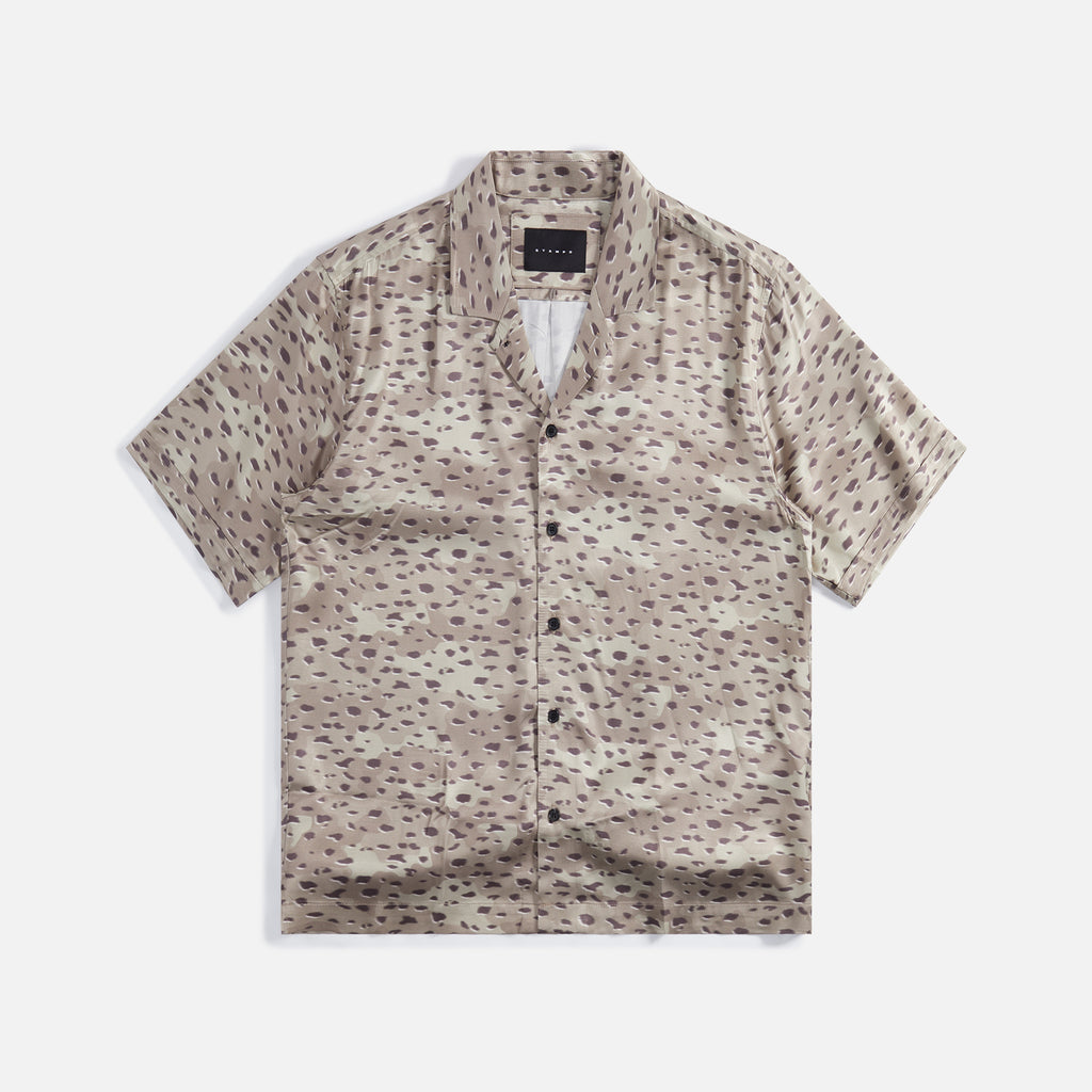 Stampd Printed Camp Collar Buttondown - Camo Leopard – Kith