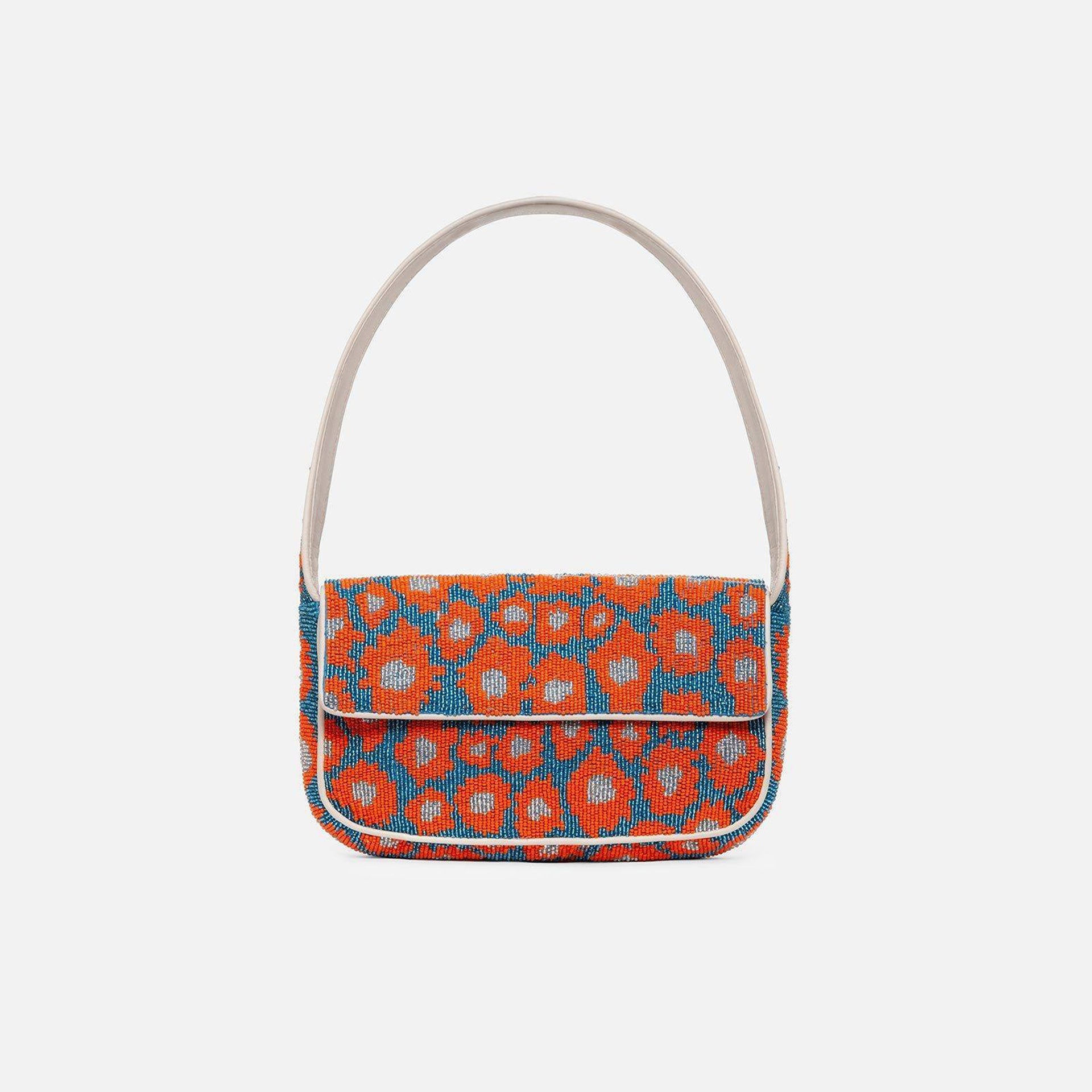 Staud Tommy Bag - Daisy Blue Beading