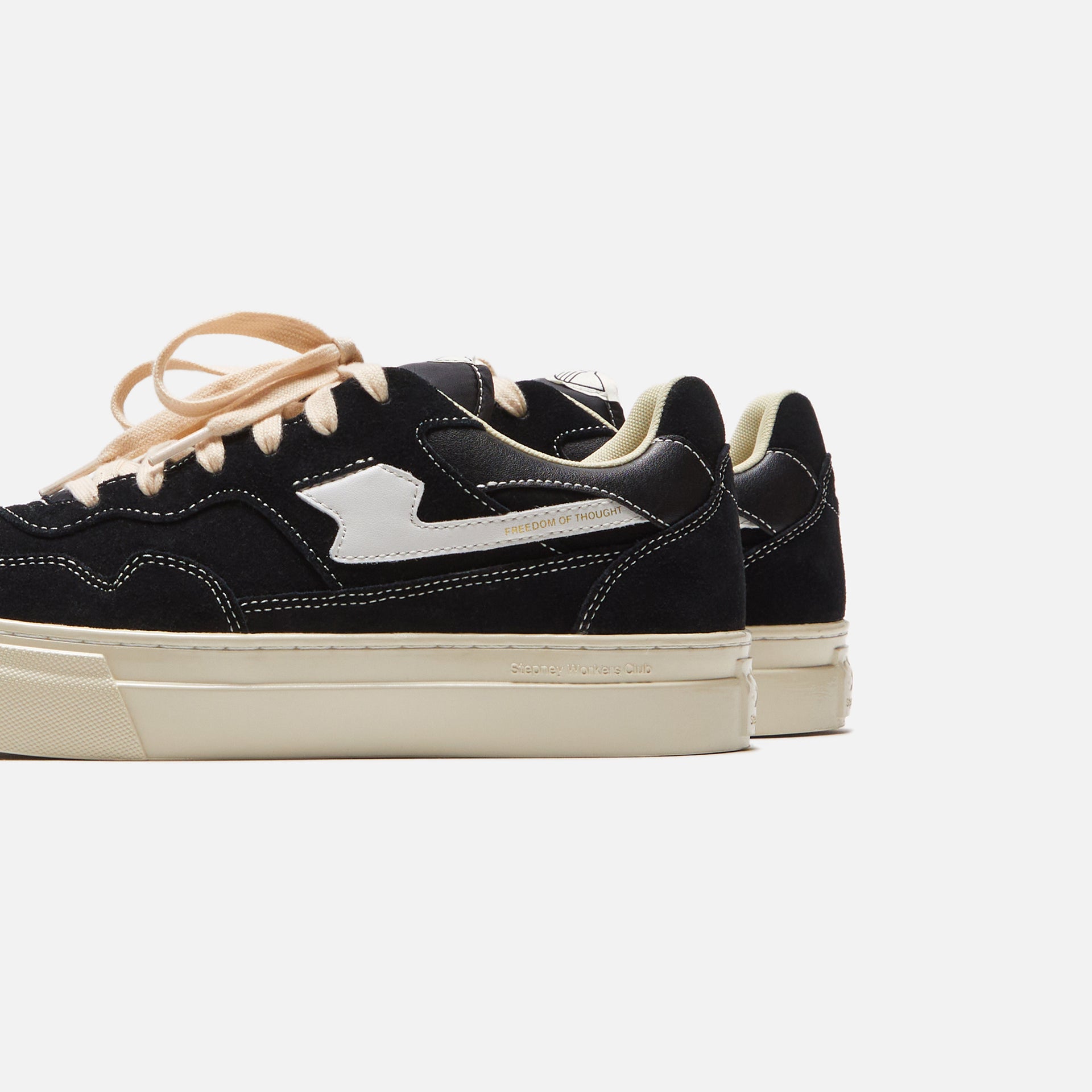 Stepney Workers Club Pearl S-Strike Suede - Black / White