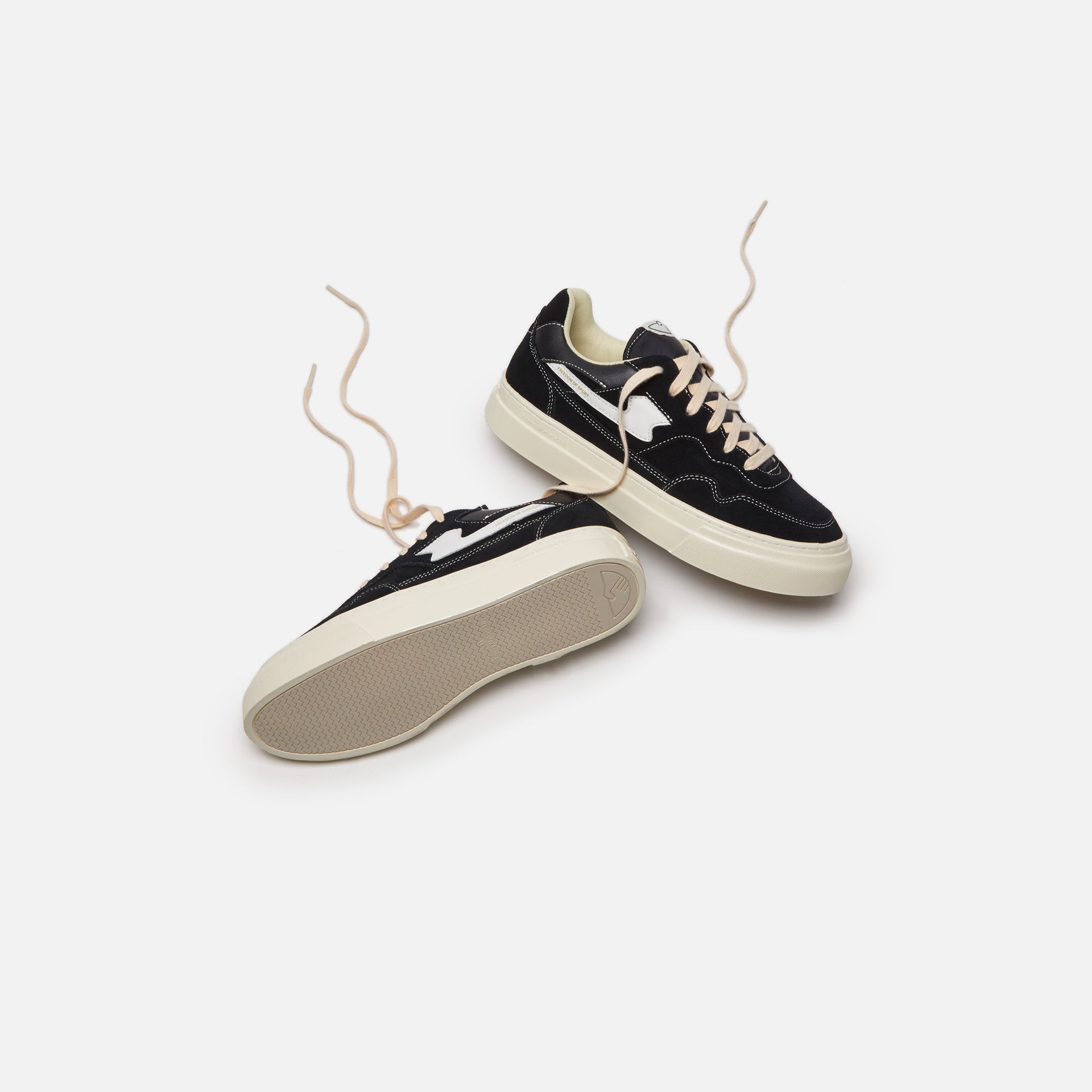 Stepney Workers Club Pearl S-Strike Suede - Black / White