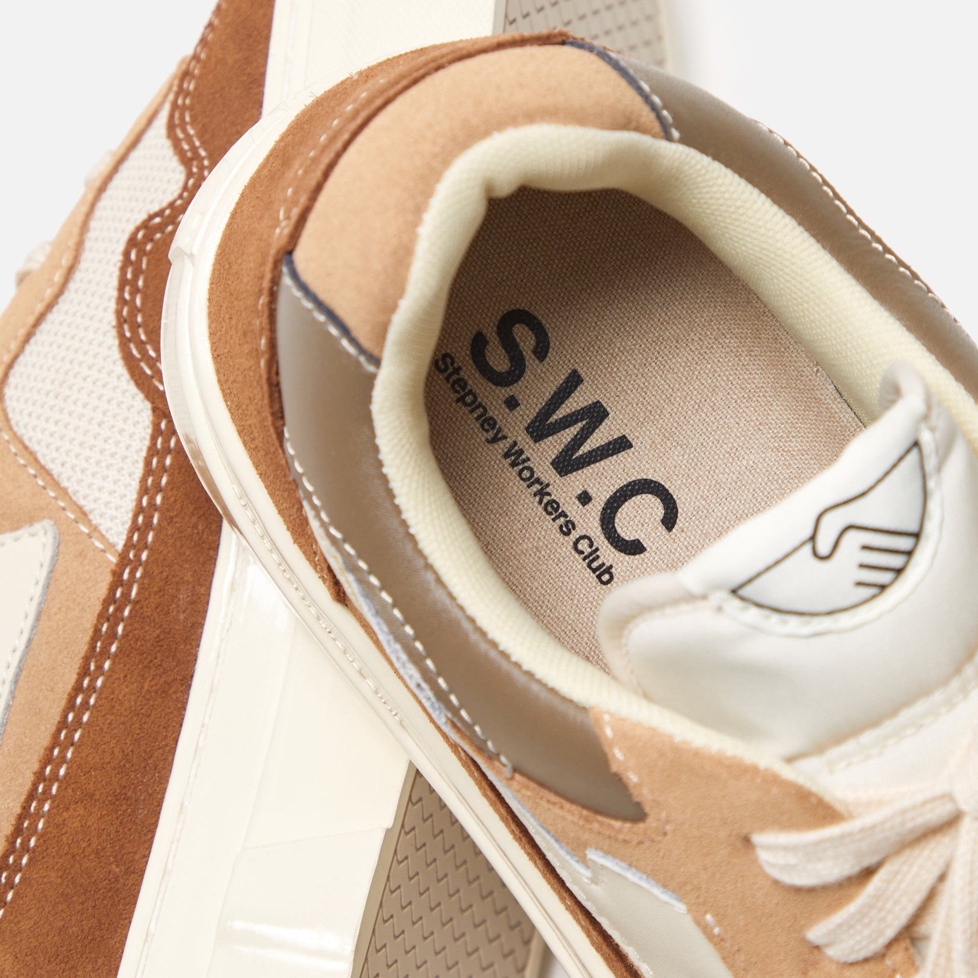 Stepney Workers Club Pearl S-Strike Suede - Mix Bark