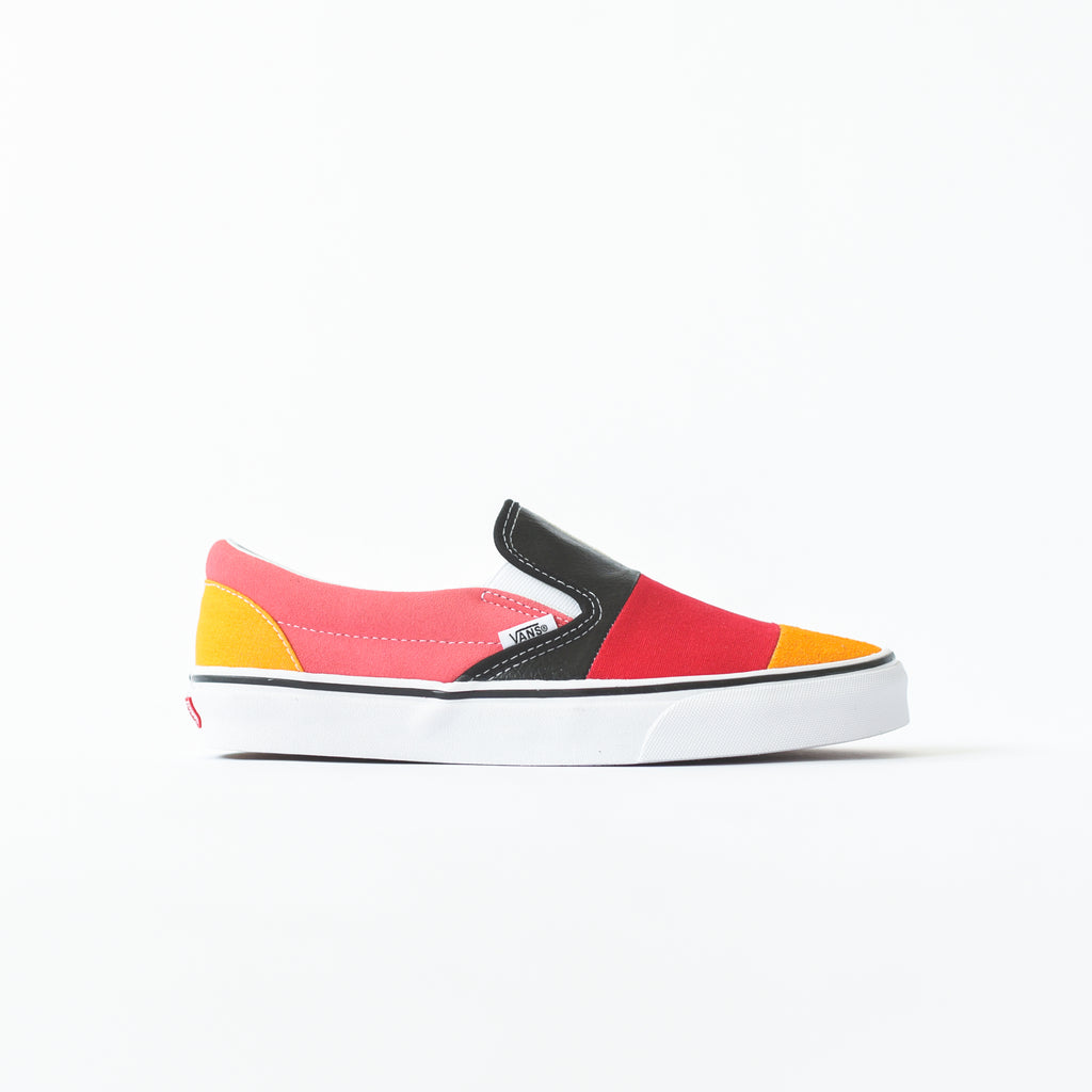 Vans patchwork slip on multi Clearance
