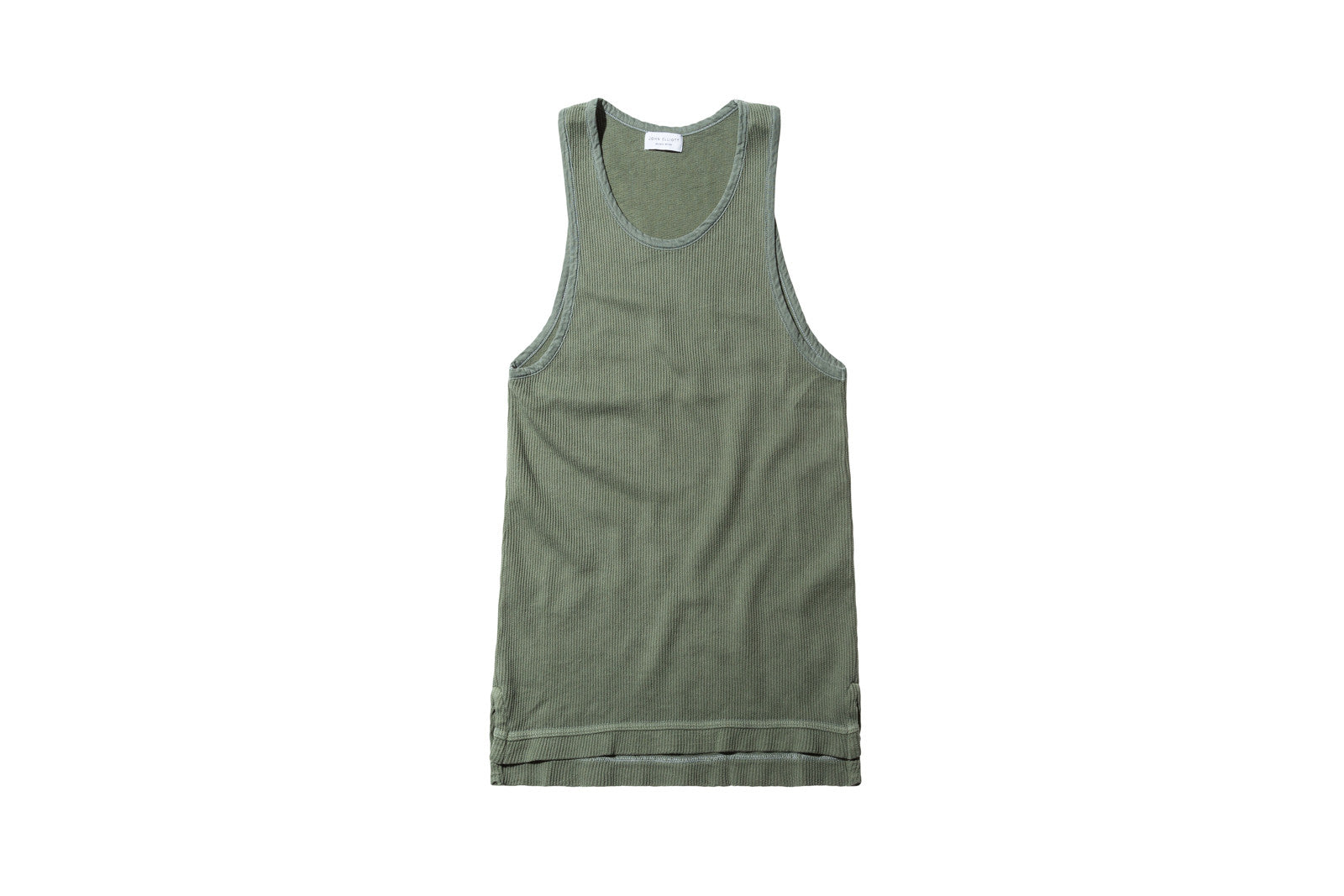 John Elliott Flatback Thermal Mercer Tank - Washed Olive