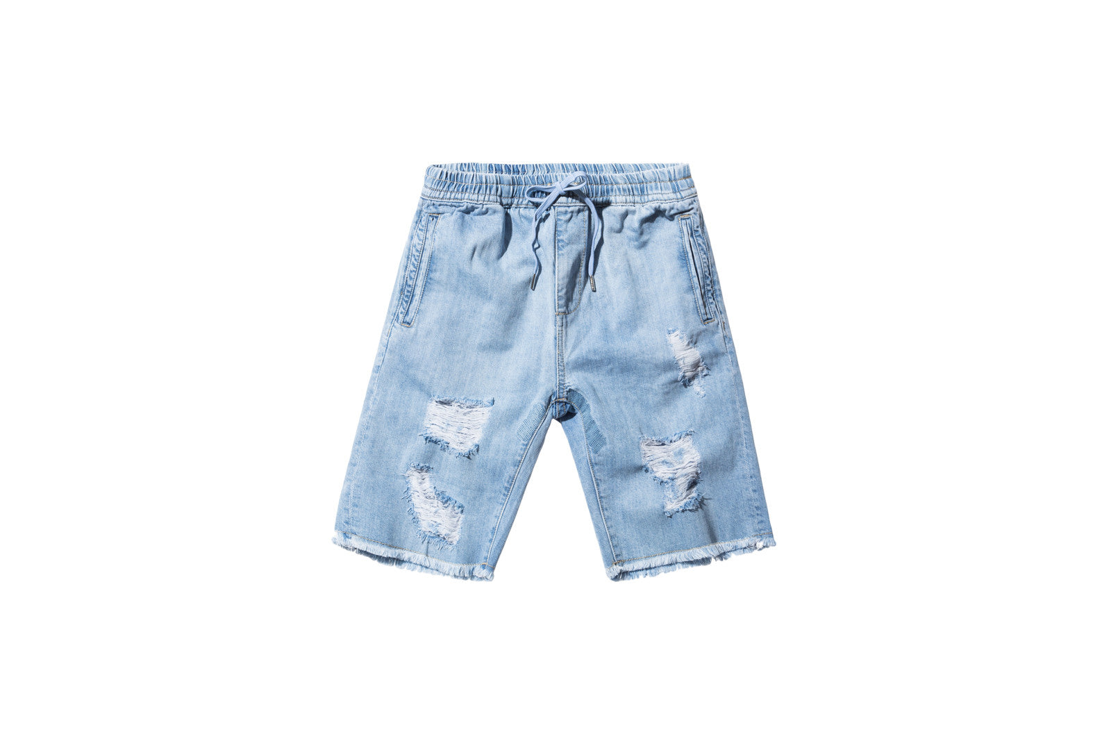 Stampd Distressed Denim Short - Blue