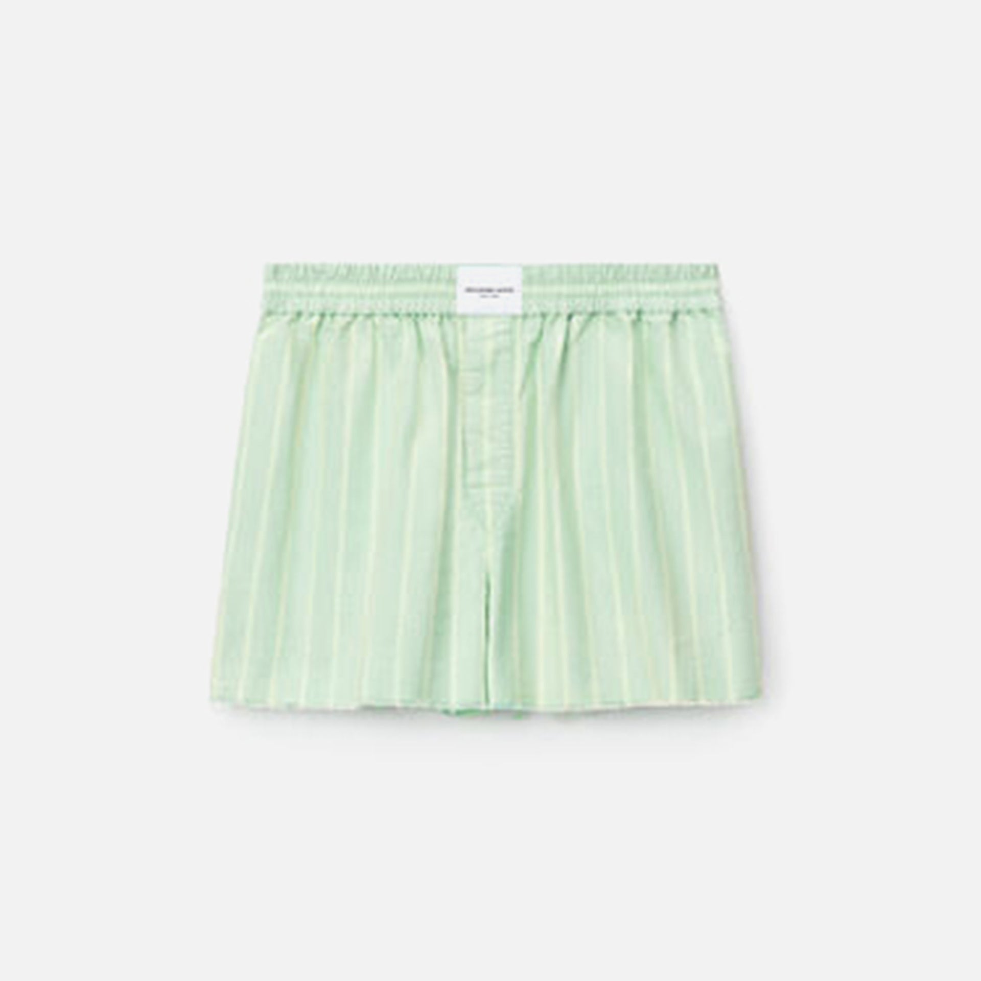Alexander Wang Classic Boxer Shorts with Raw Hem - Spring Bud