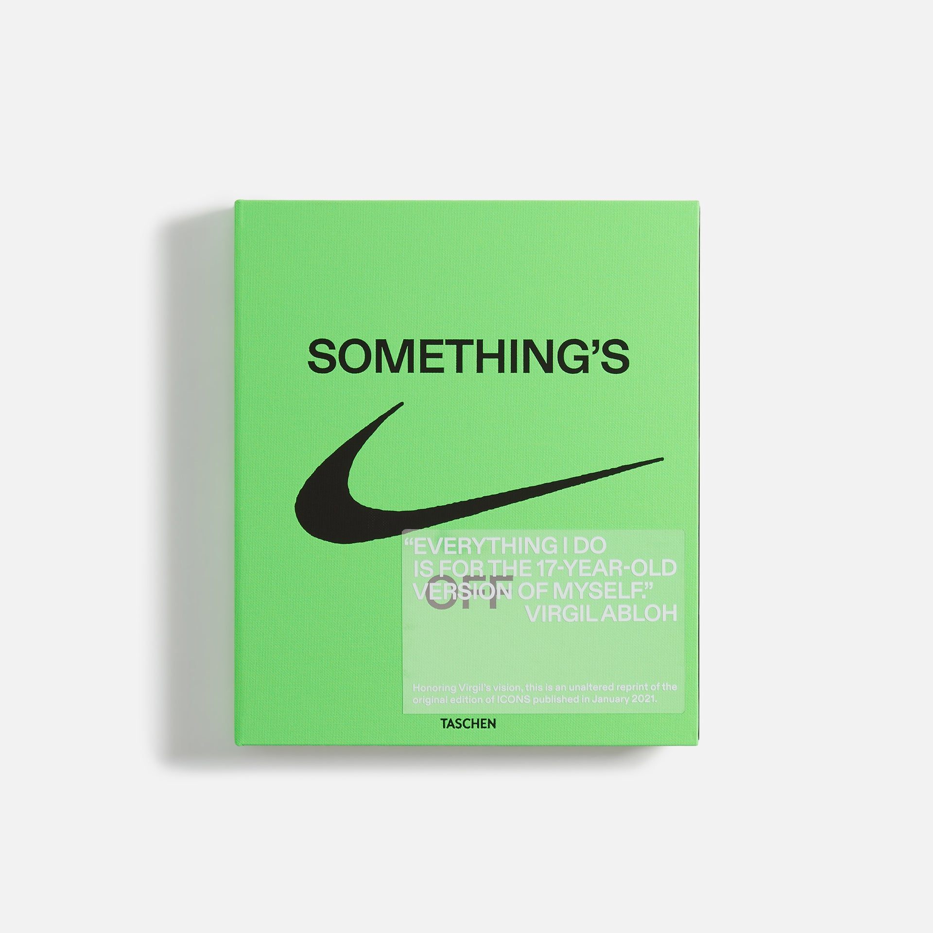 TASCHEN Virgil Abloh Nike Icons Hardcover Book