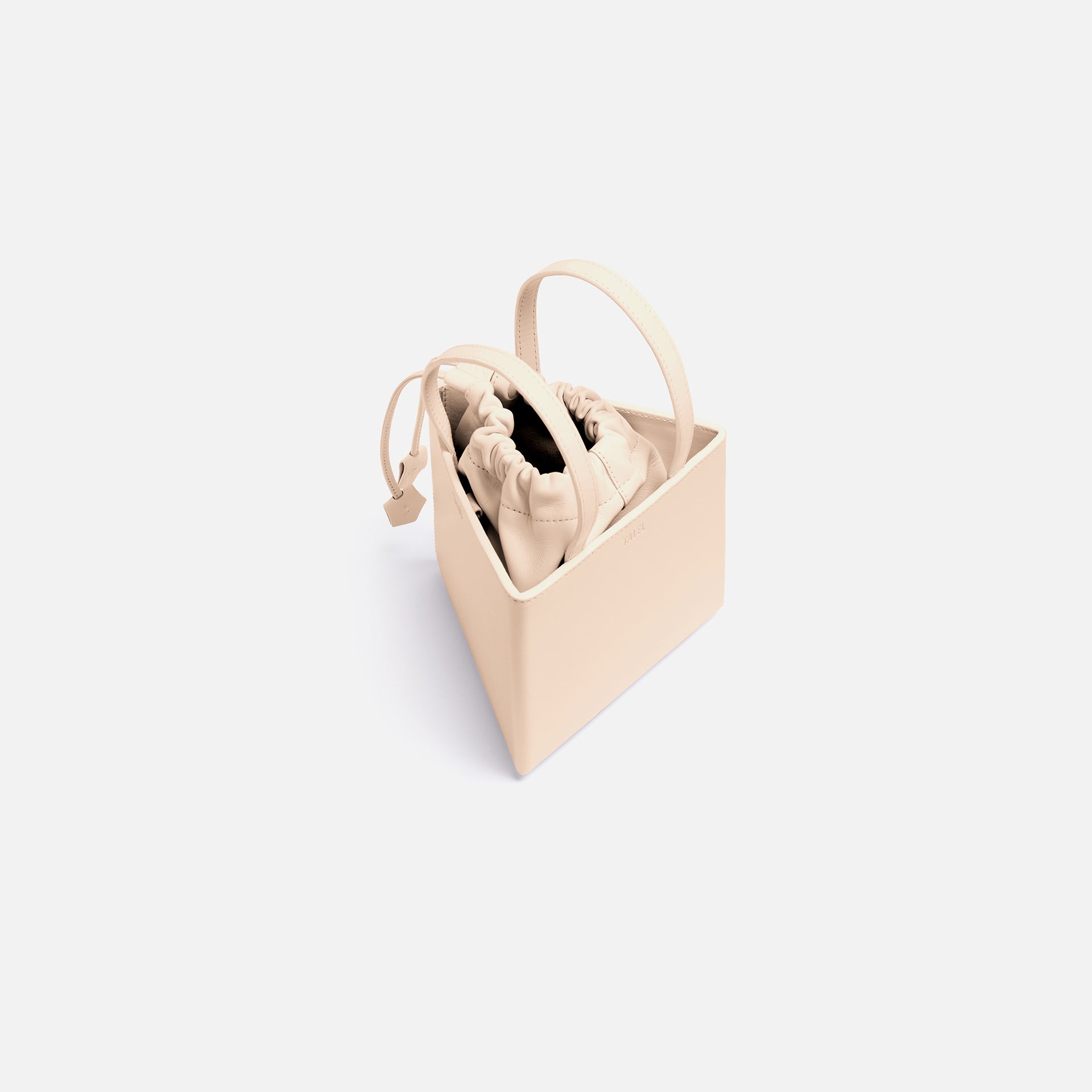 Talel Triangle Bag Small - Beige