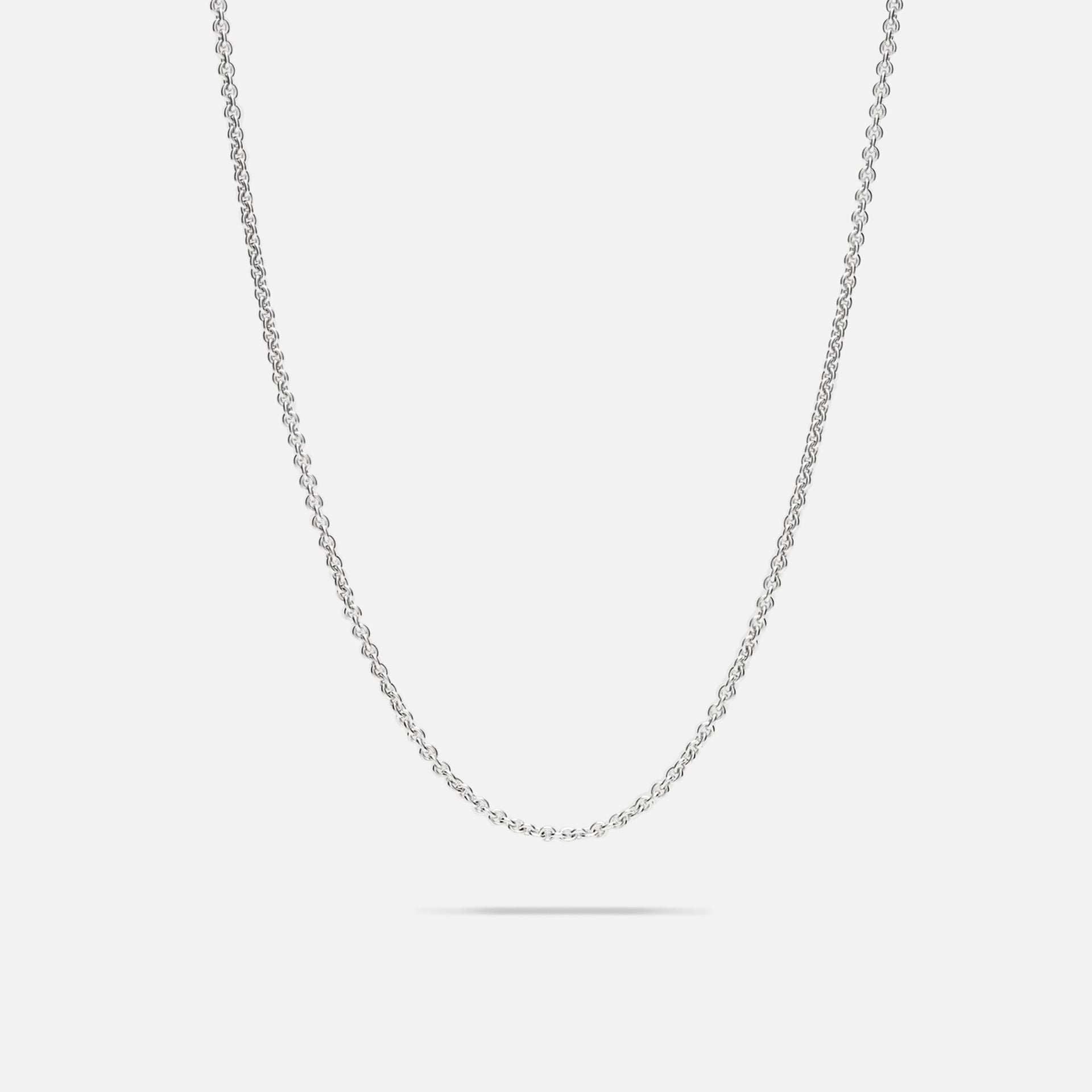 Tom Wood Rolo Chain 24.5 inches - Silver
