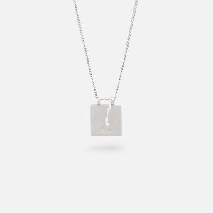 Tom Wood Mined Pendant 20.5in - Reflective / Silver