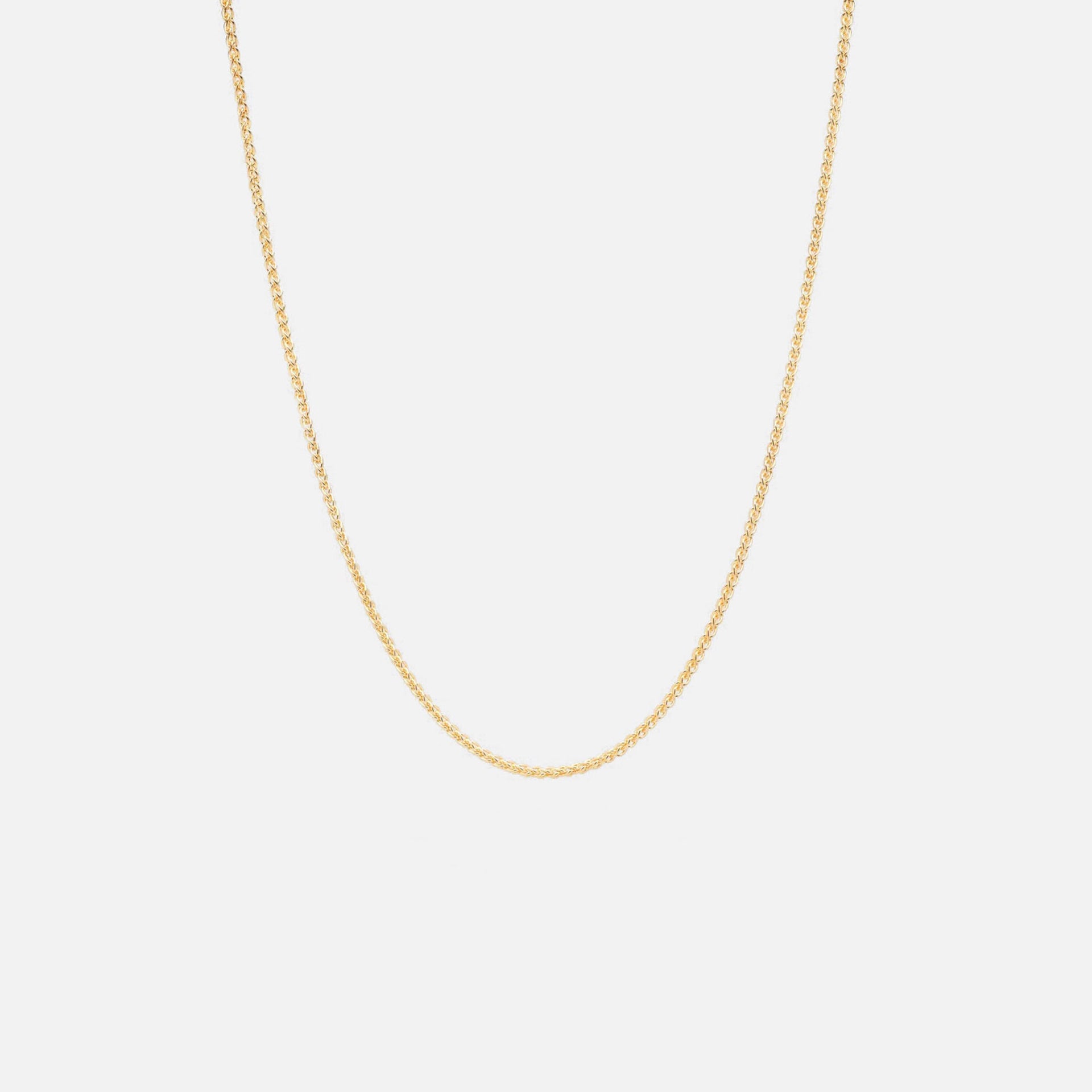 Tom Wood Spike Chain Gold 20.5 inch - Gold