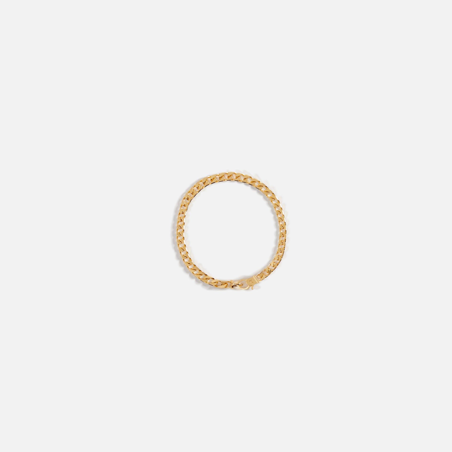 Tom Wood Frankie Bracelet Gold 7.7 - Gold