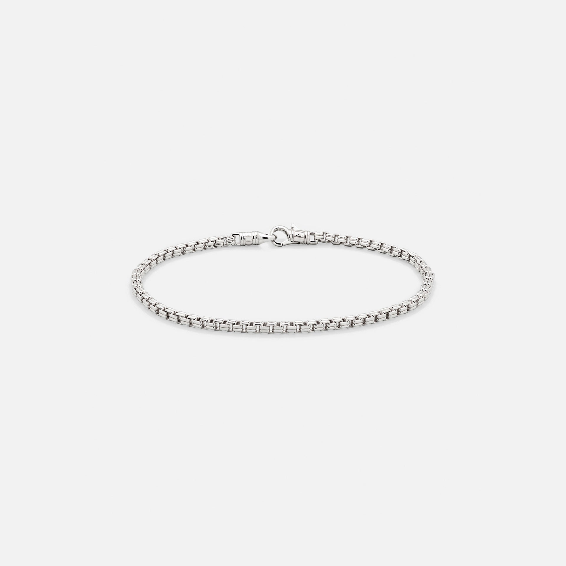Tom Wood Venetian Bracelet Double S 8.3inches - Silver