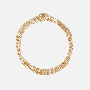 Maor Noix Triple Wrap Necklace / Bracelet in Yellow Gold - Gold