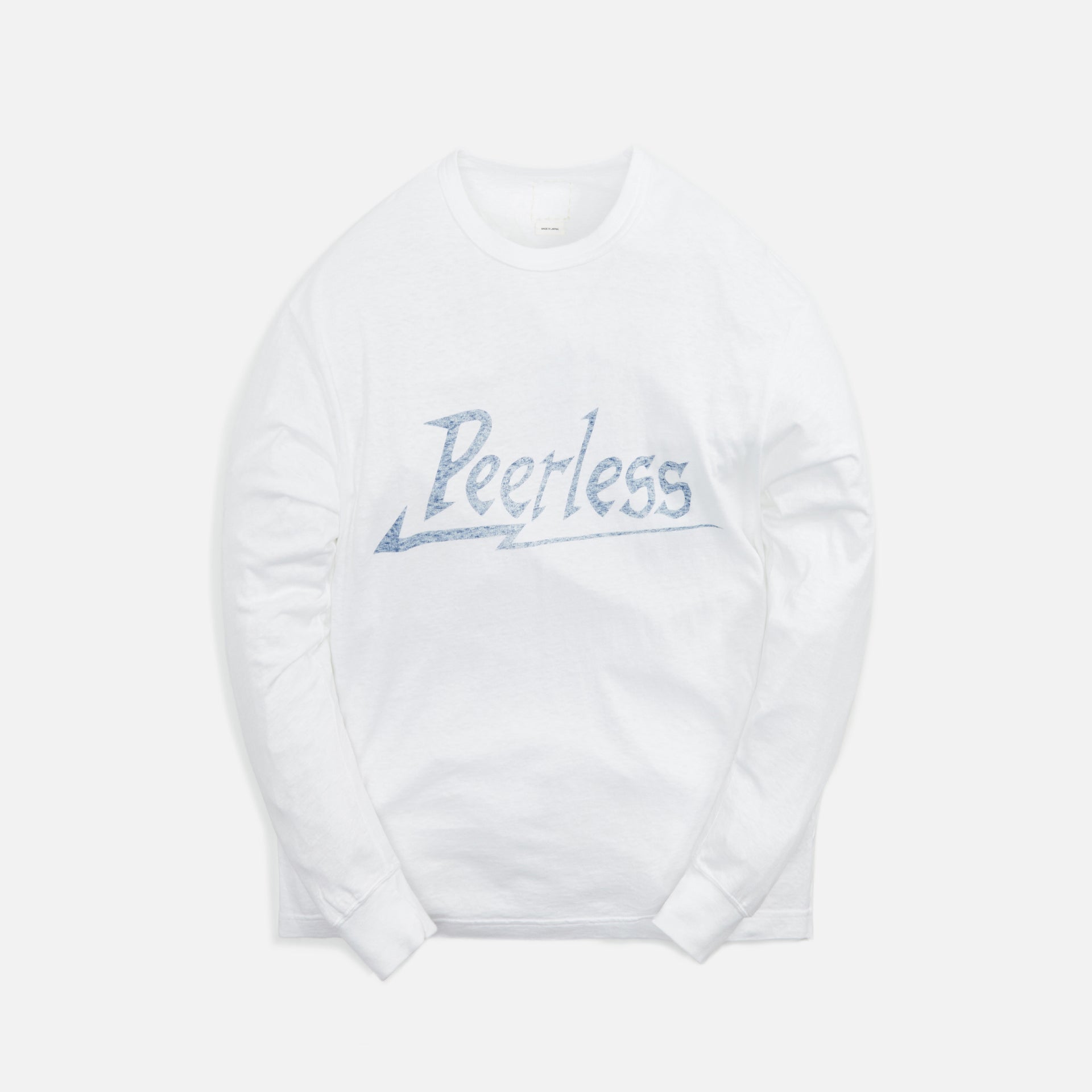 Visvim Jumbo Peerless L/S Tee - White / Blue