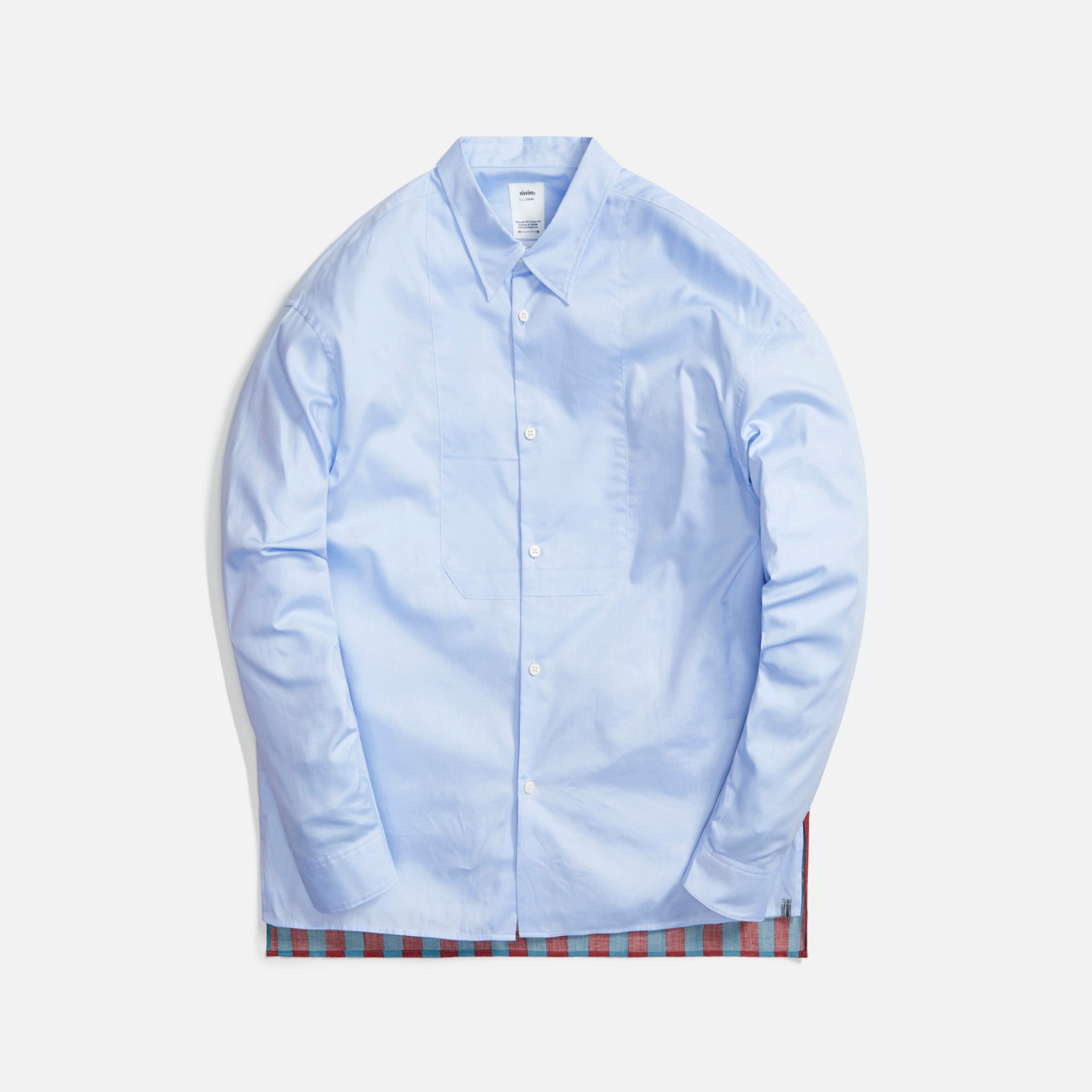 Visvim Chore Marcella L/S Stripes Shirt - Light Blue