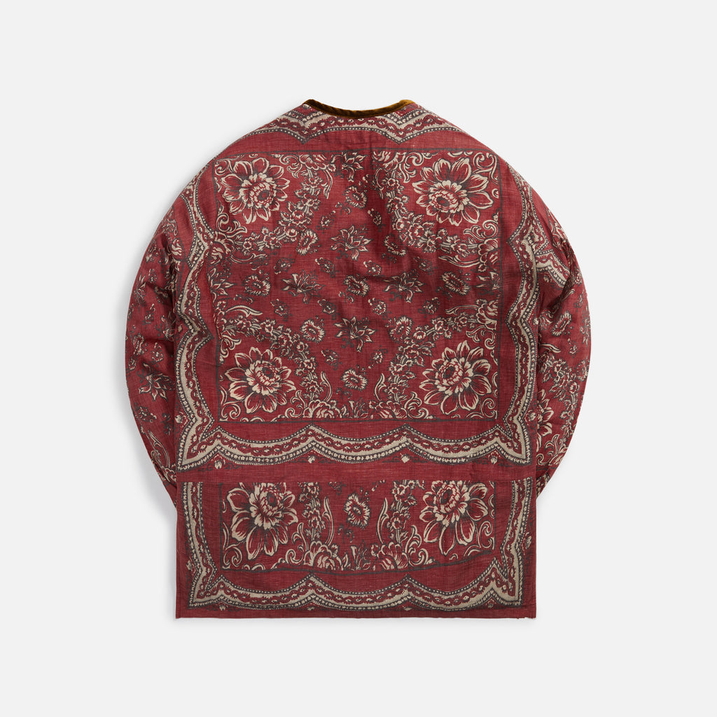 Visvim Tunic P.O. Wildflower P.W. - Red – Kith