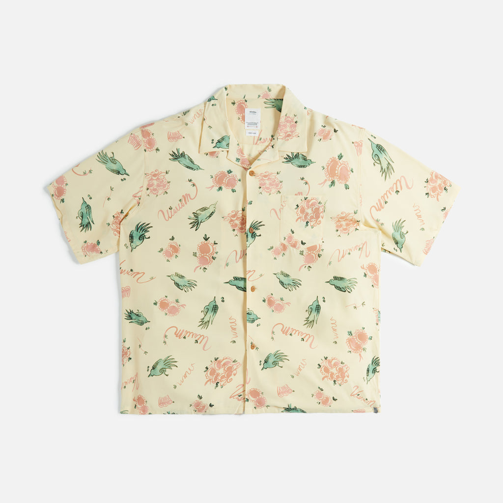 Visvim Wallis Shirt Sunnybird - Yellow