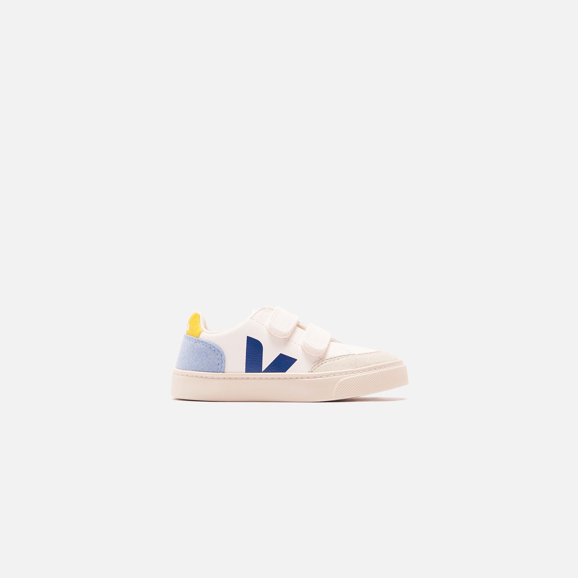 Veja Junior V12 Velcro - White / Multi / Steel