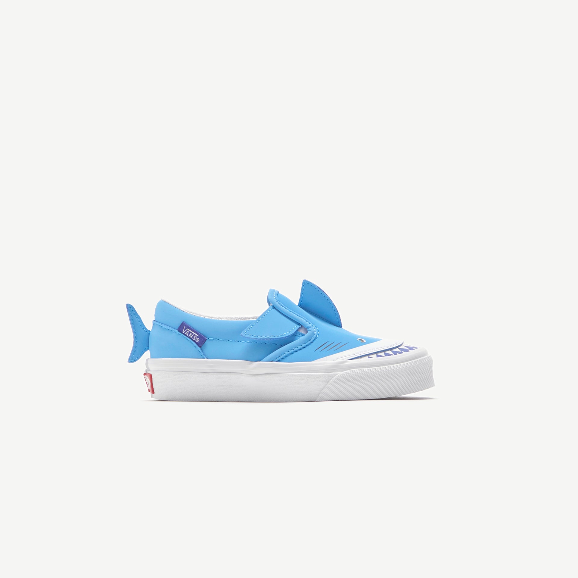 Vans Pre-School Classic Slip-On Shark - Blue / True White