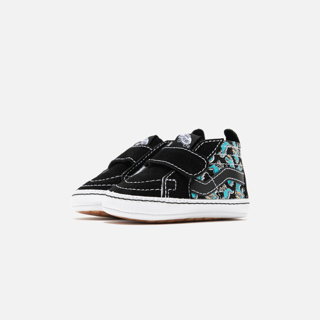 Vans Vanosaur SK8 HI Crib Black True White