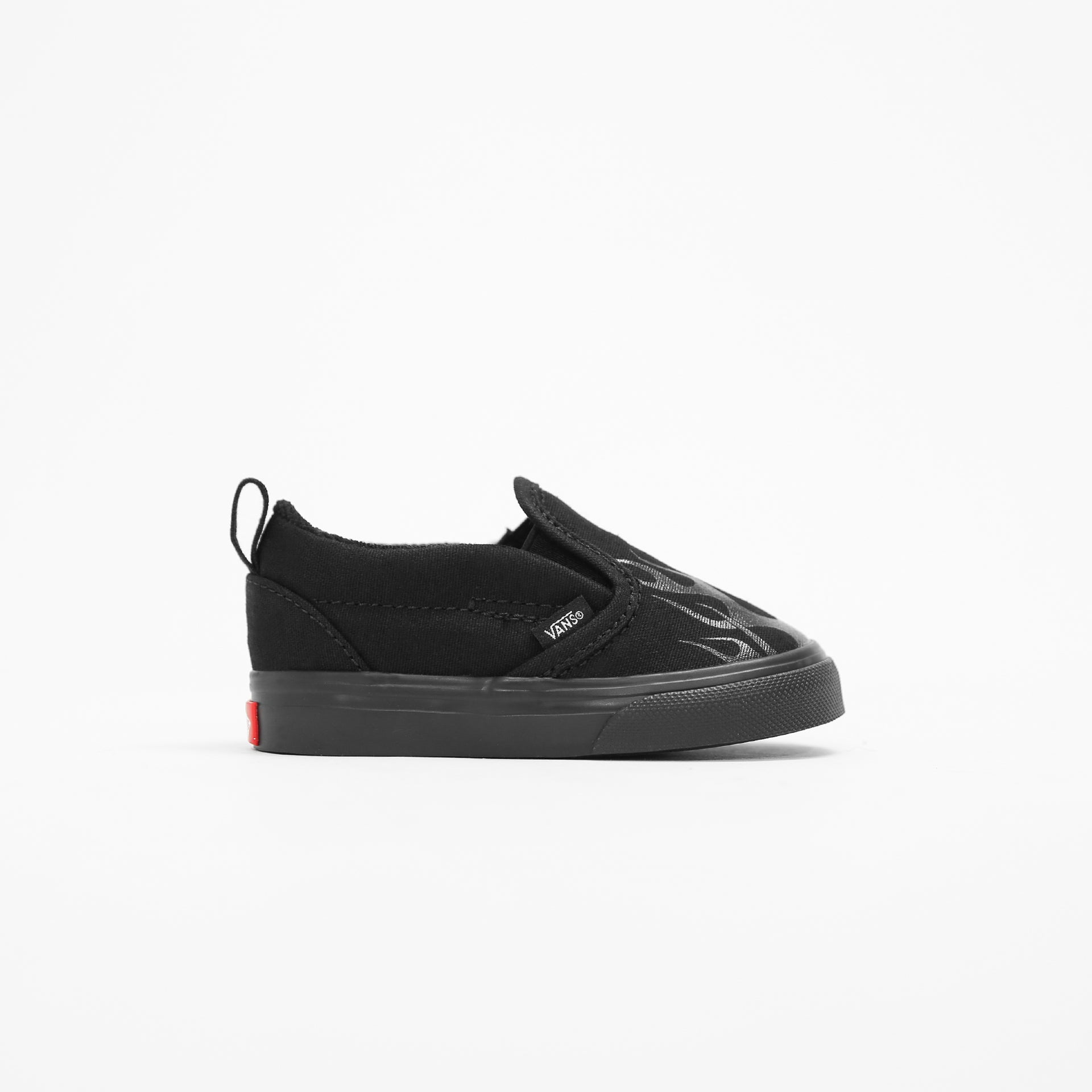 Vans Toddler Glossy Flame Slip-On V - Black