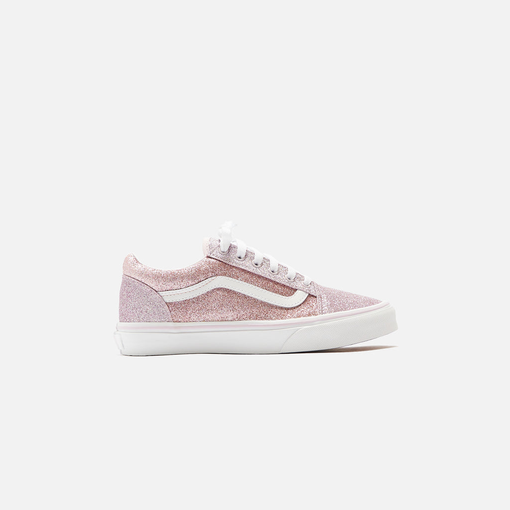 Light pink glitter vans Clearance