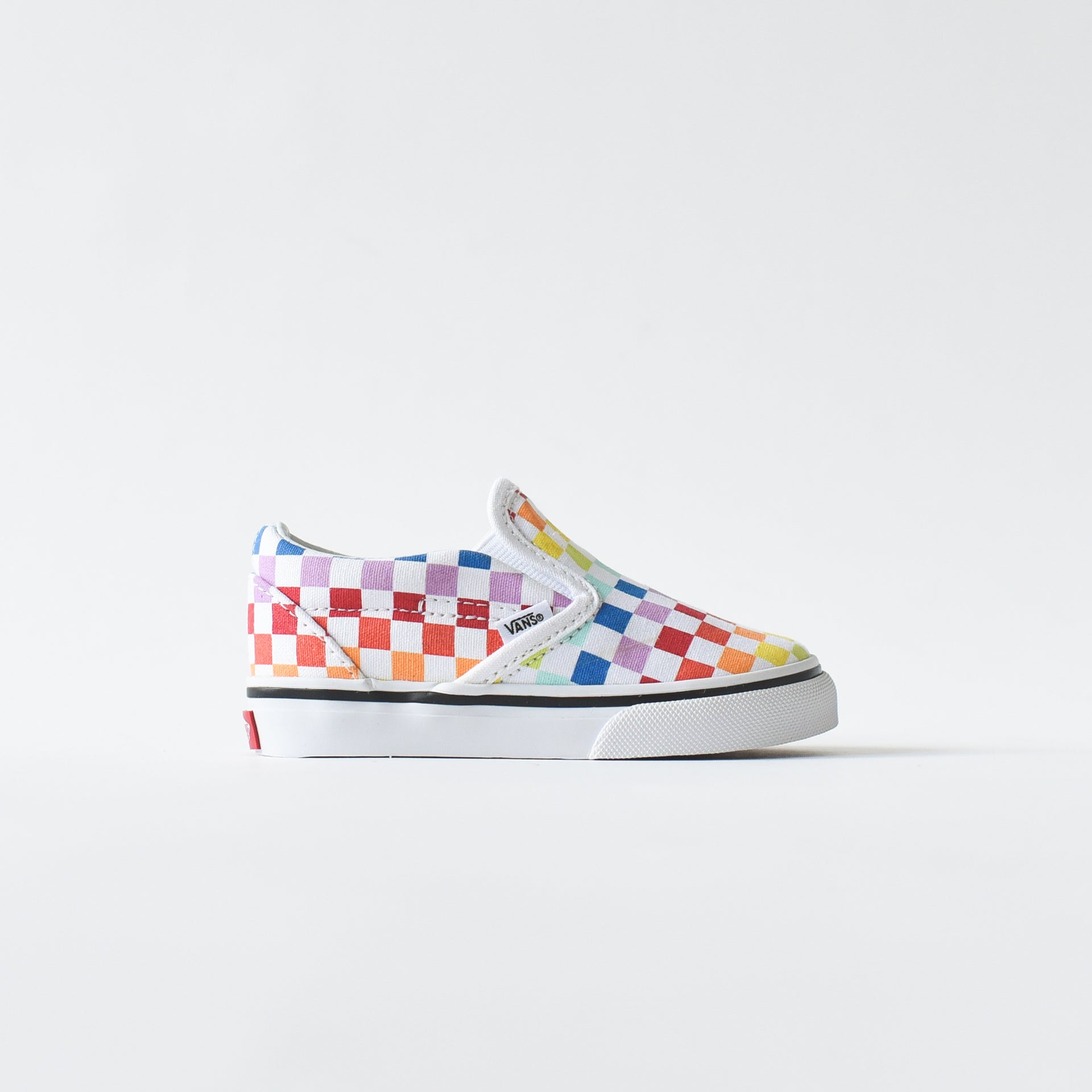 Vans Toddler Slip-On - Rainbow / Checkerboard
