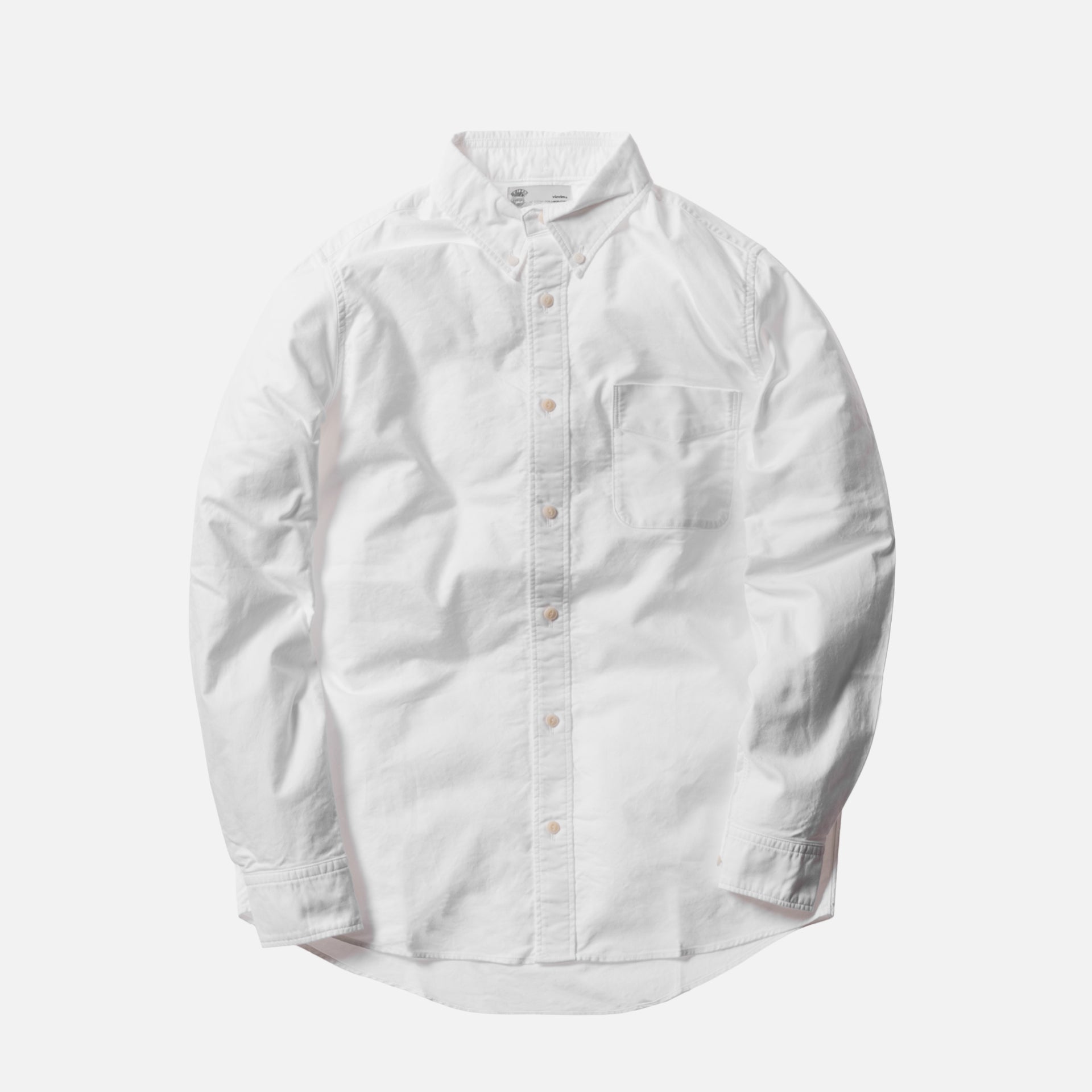 Visvim Albacore Check Giz Ox Button-Up - White