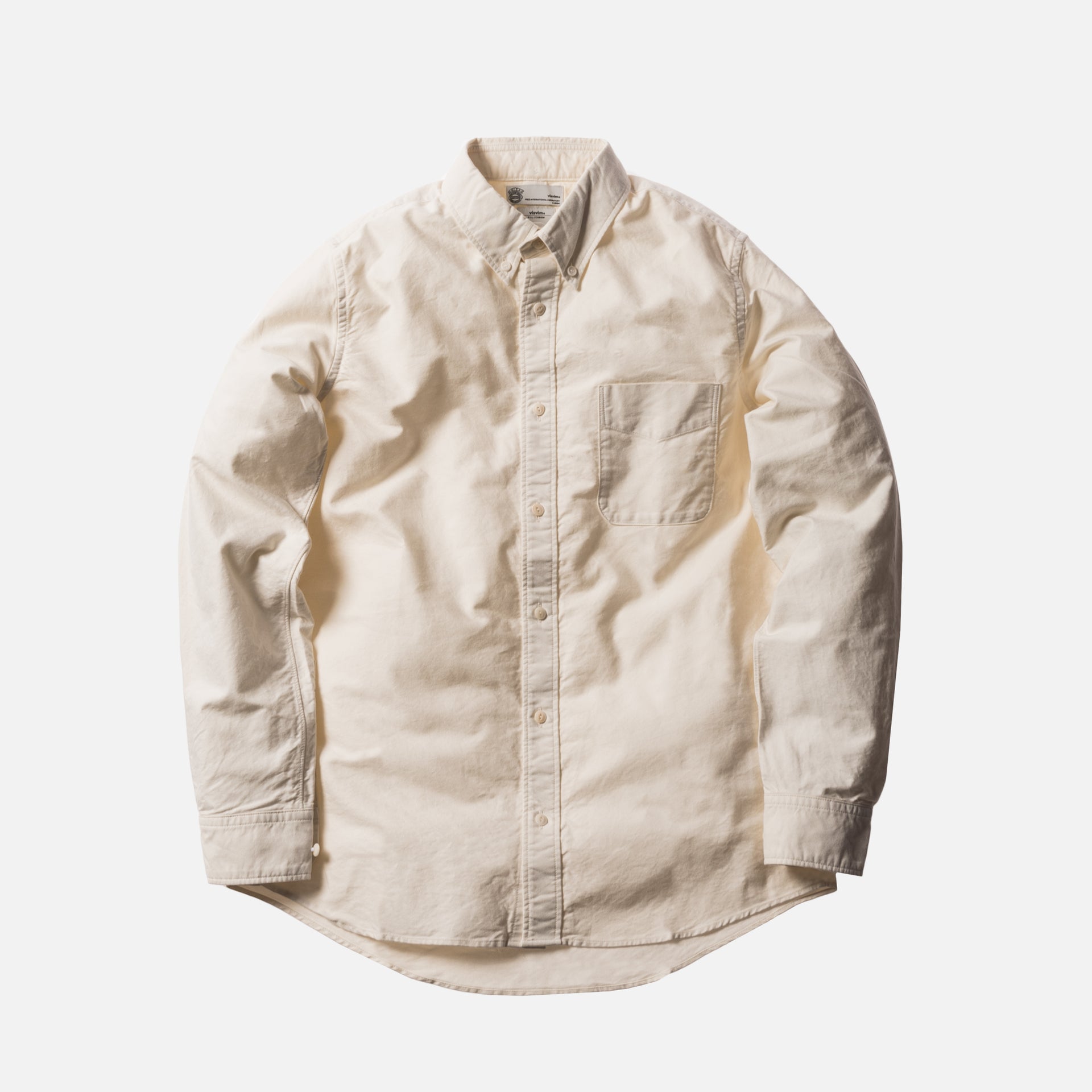 Visvim Albacore Check Giz Ox Button-Up - Ivory