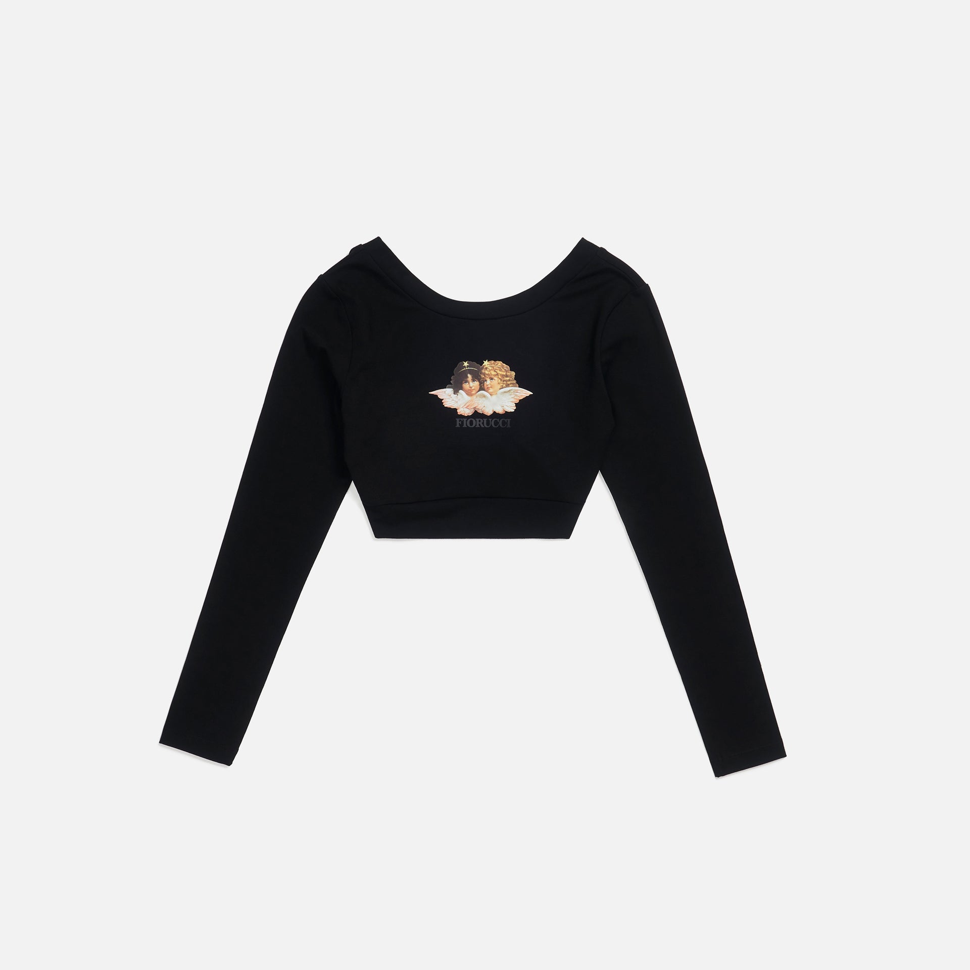 Fiorucci Angels L/S Top - Black