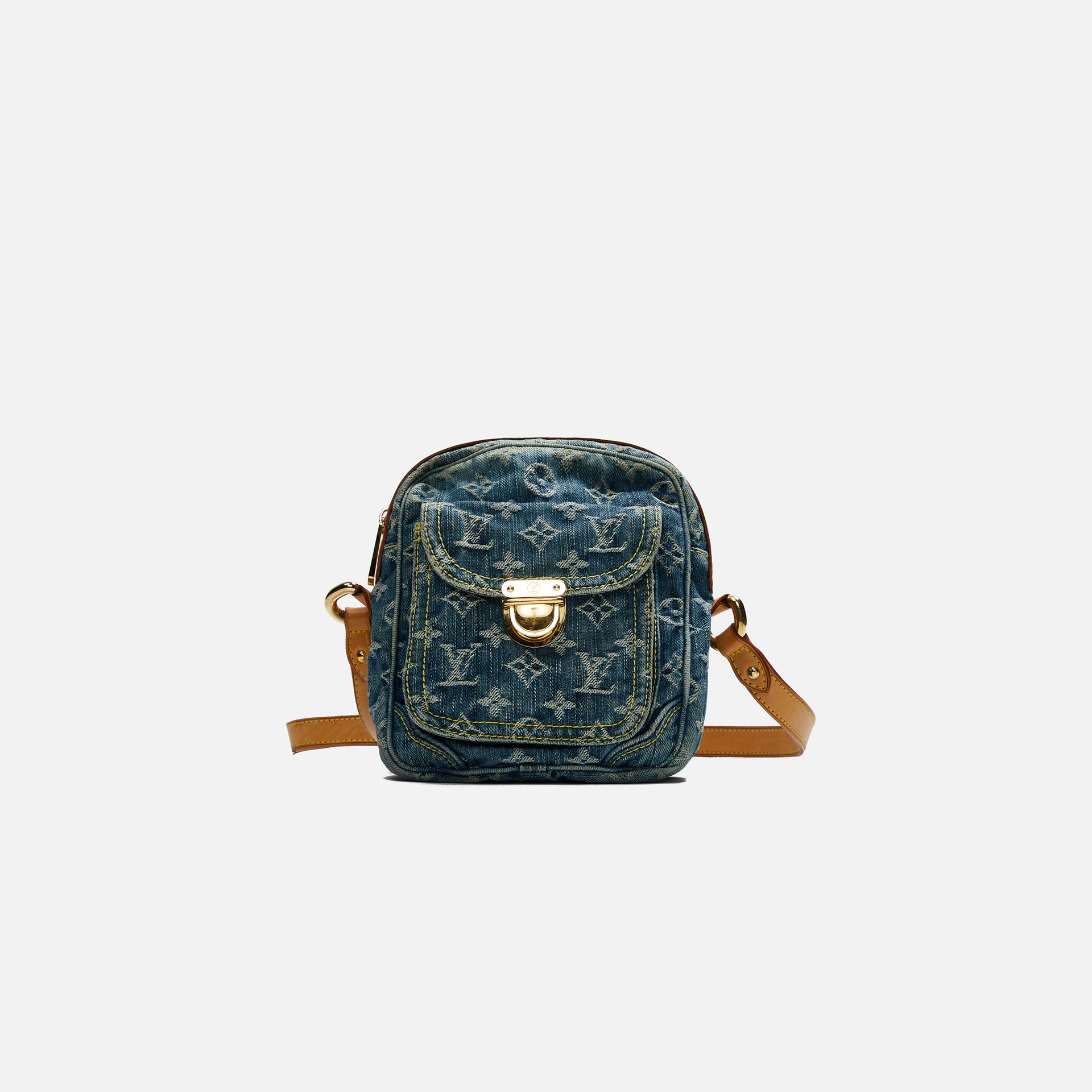 Louis Vuitton Denim Camera Bag - Blue