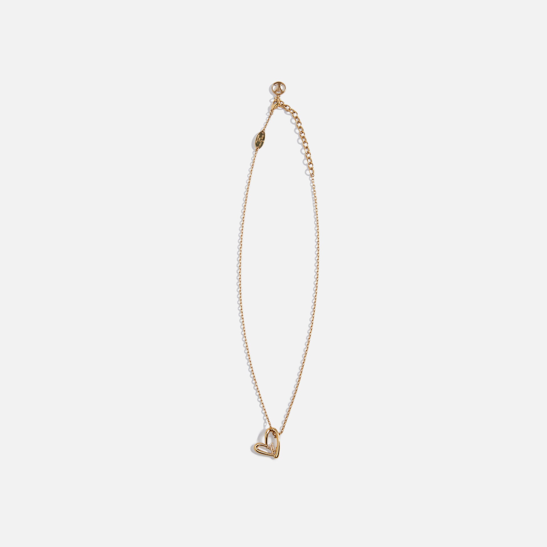 WGACA LV Fall in Love Necklace - Gold