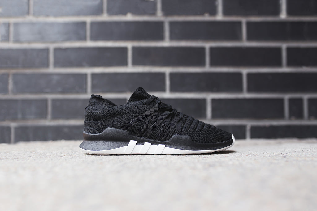 Adidas originals eqt racing adv primeknit sneakers in black Clearance