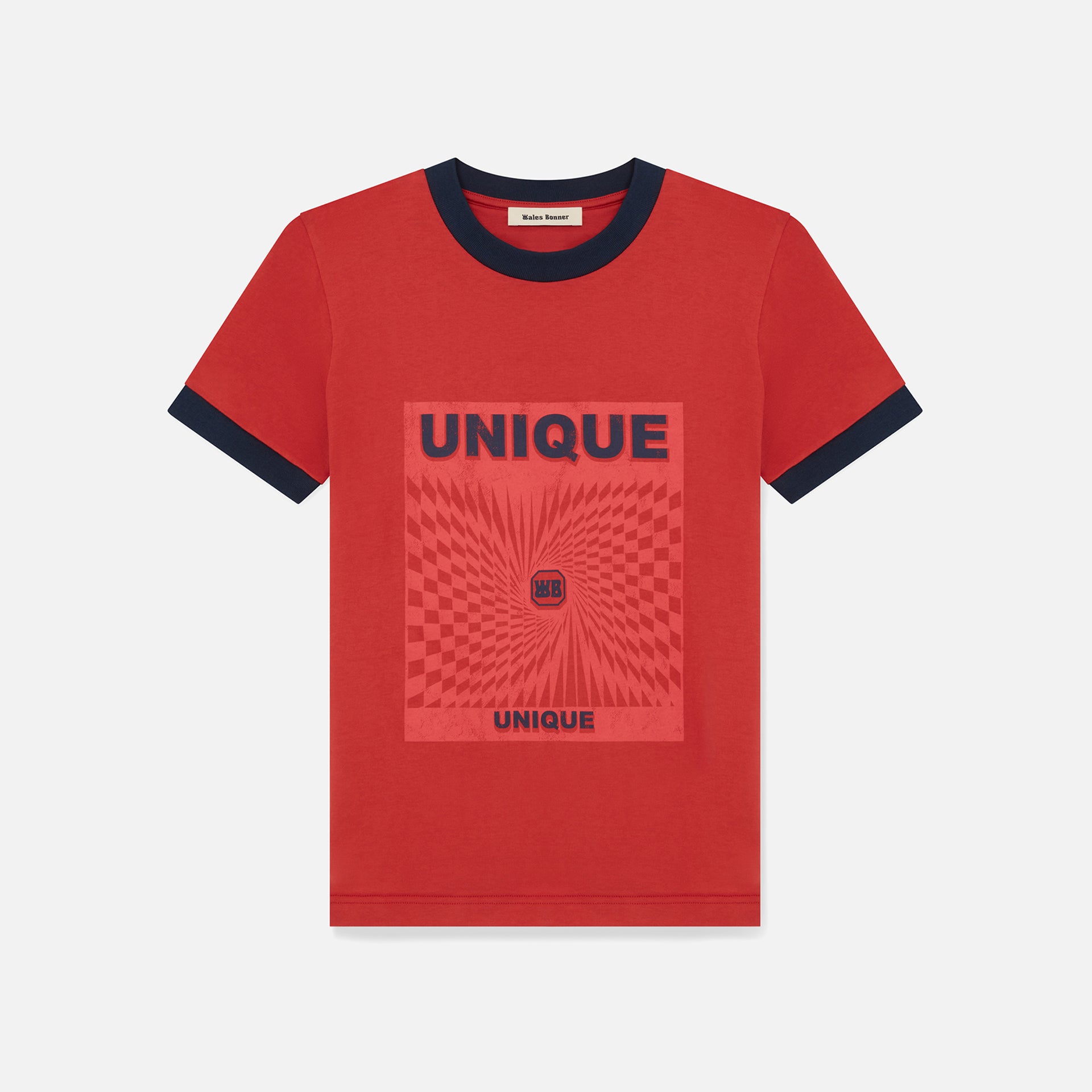 Wales Bonner Unique Womens Tee - Red