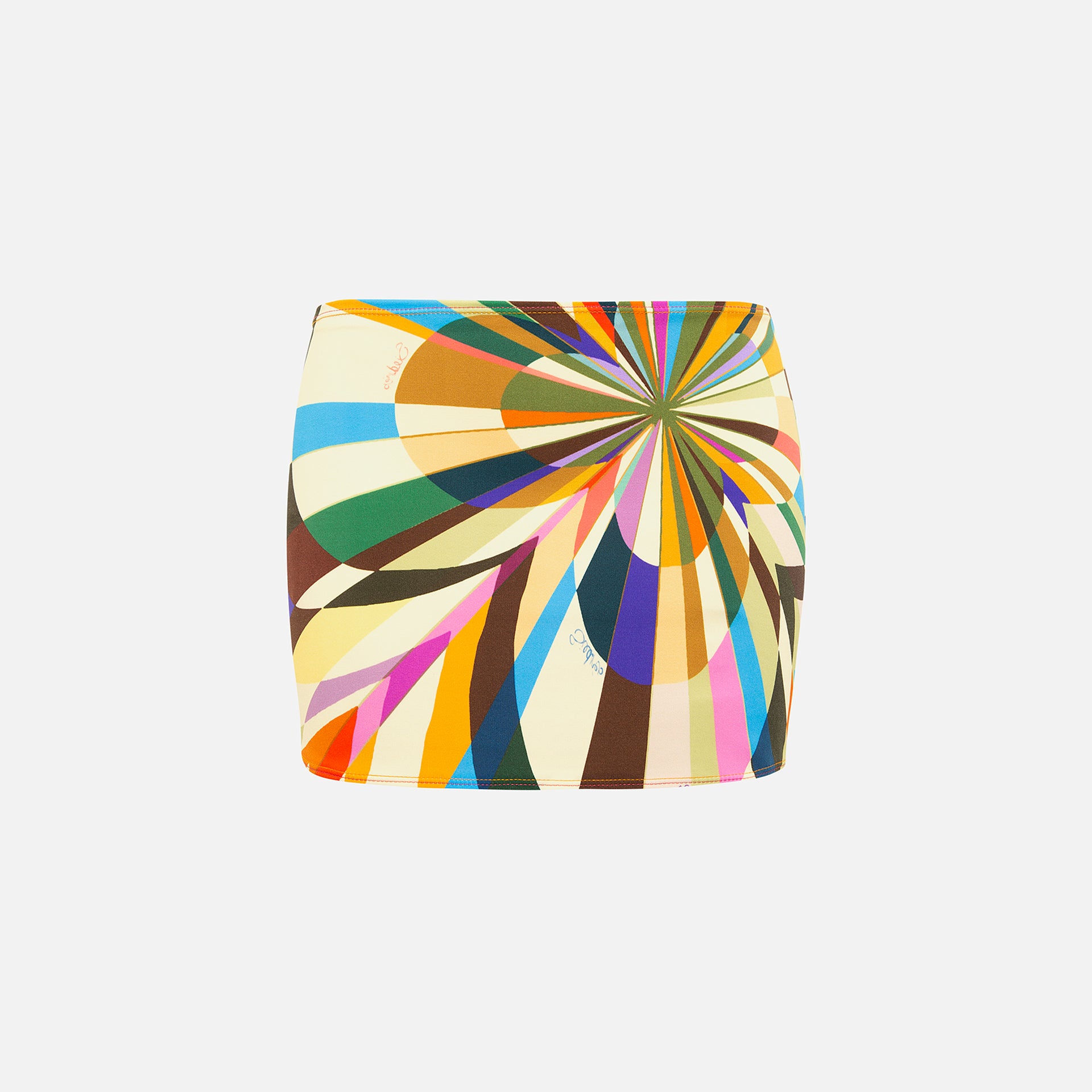 Siedres Gus Mini Skirt - Flower Kaleidoscope