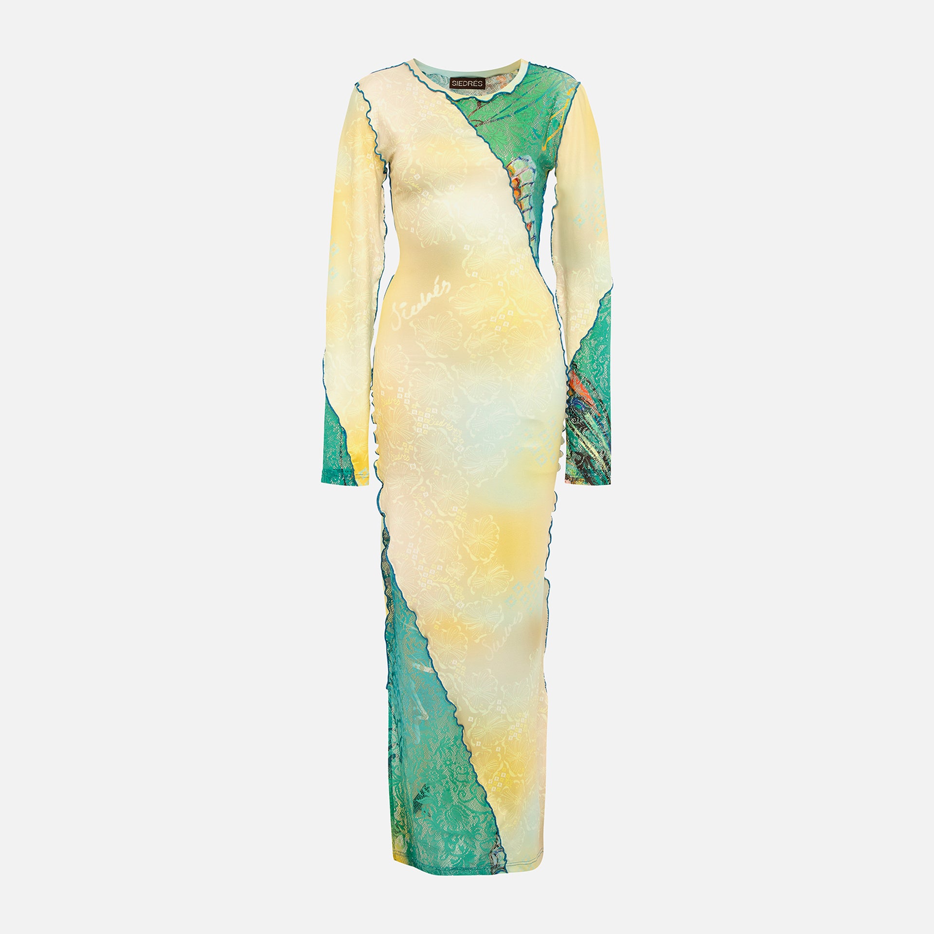 Siedres Parker Lace Panel Dress - Multi