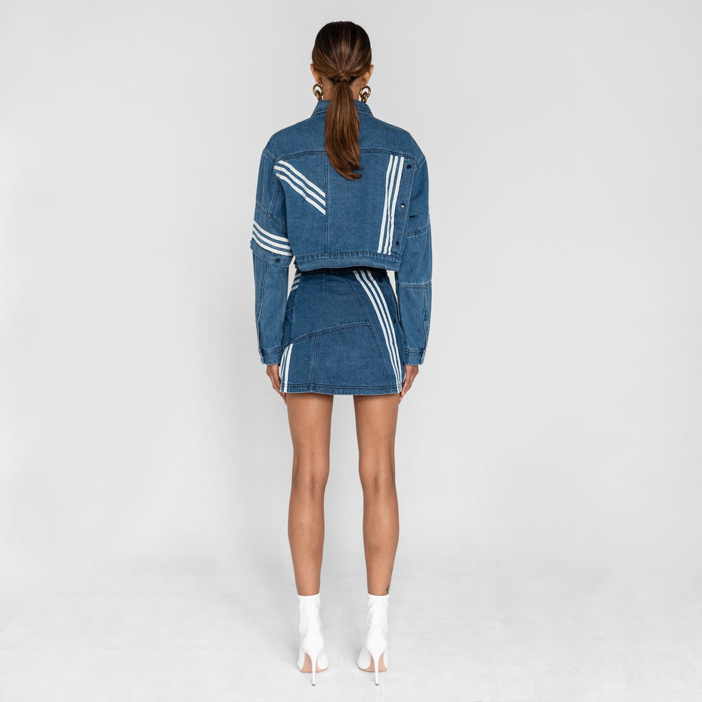 godtgørelse Mirakuløs Ofre adidas by Daniëlle Cathari Denim Skirt - Washed Blue – Kith