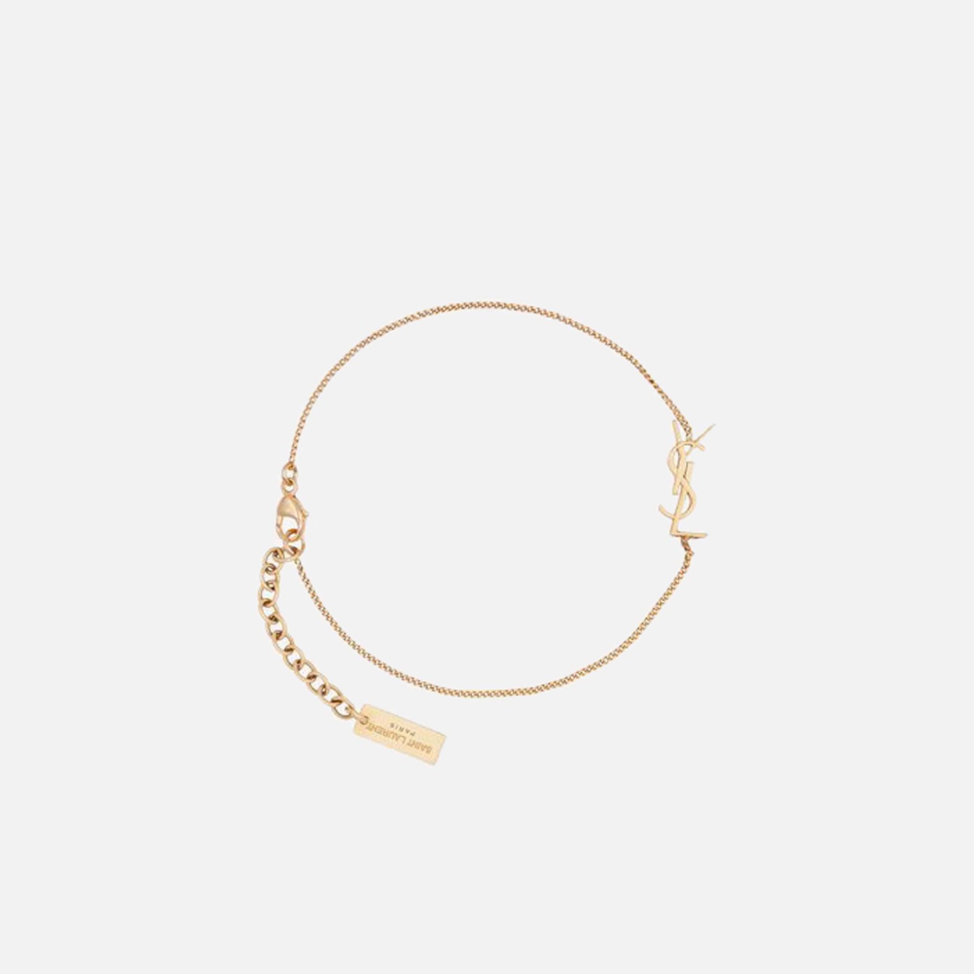 Saint Laurent YSL Thin Bracelet - Gold