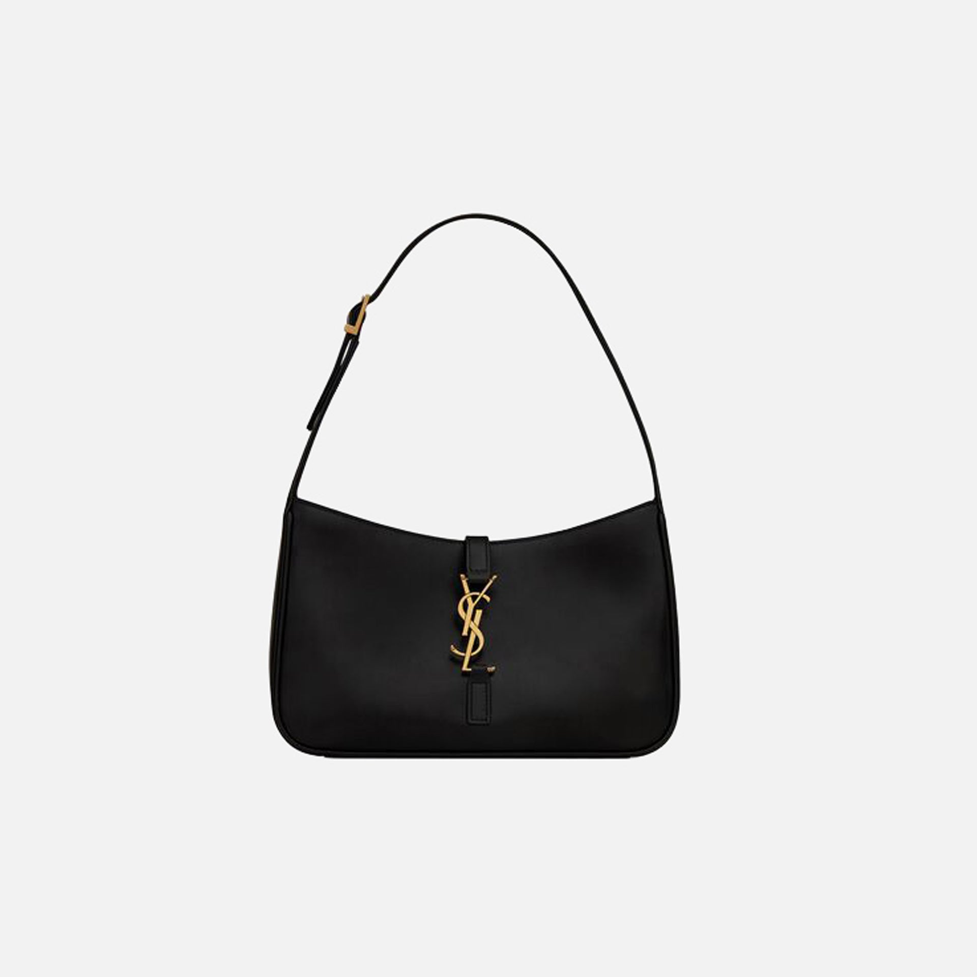 Saint Laurent 90s Hobo Smooth Leather - Black