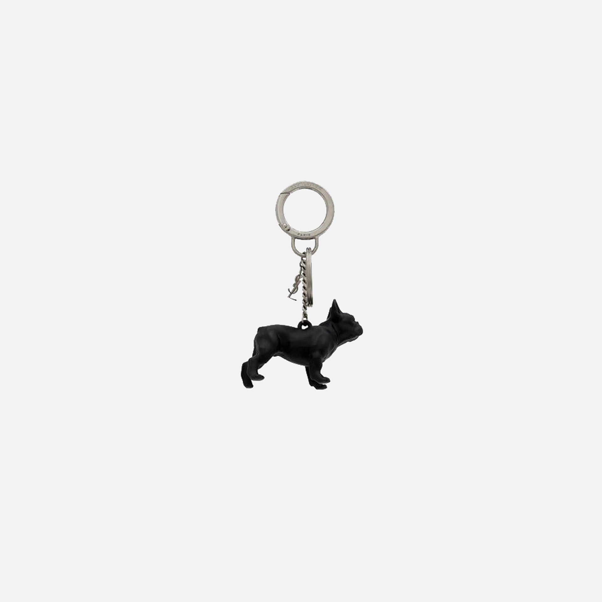 Saint Laurent YSL Key Chain Dog - Black