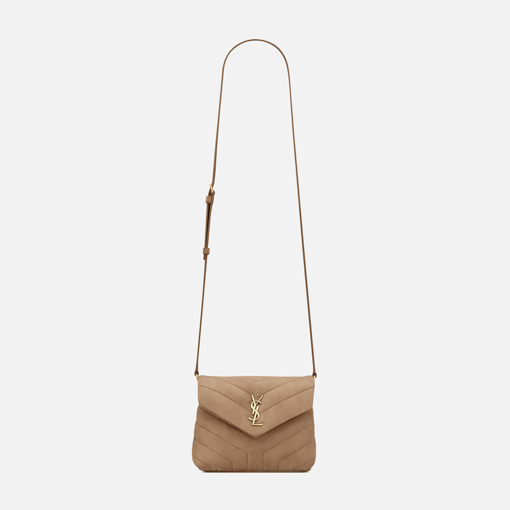 Saint Laurent - Monogram Envelope Clutch Bag - Women - CALFSKIN/Brass - One Size - Neutrals
