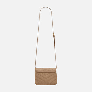 Saint Laurent YSL Minibag Mono With Suede - Taupe