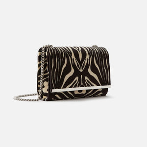Saint Laurent YSL Kate Small Zebra Bag - Nero Beige