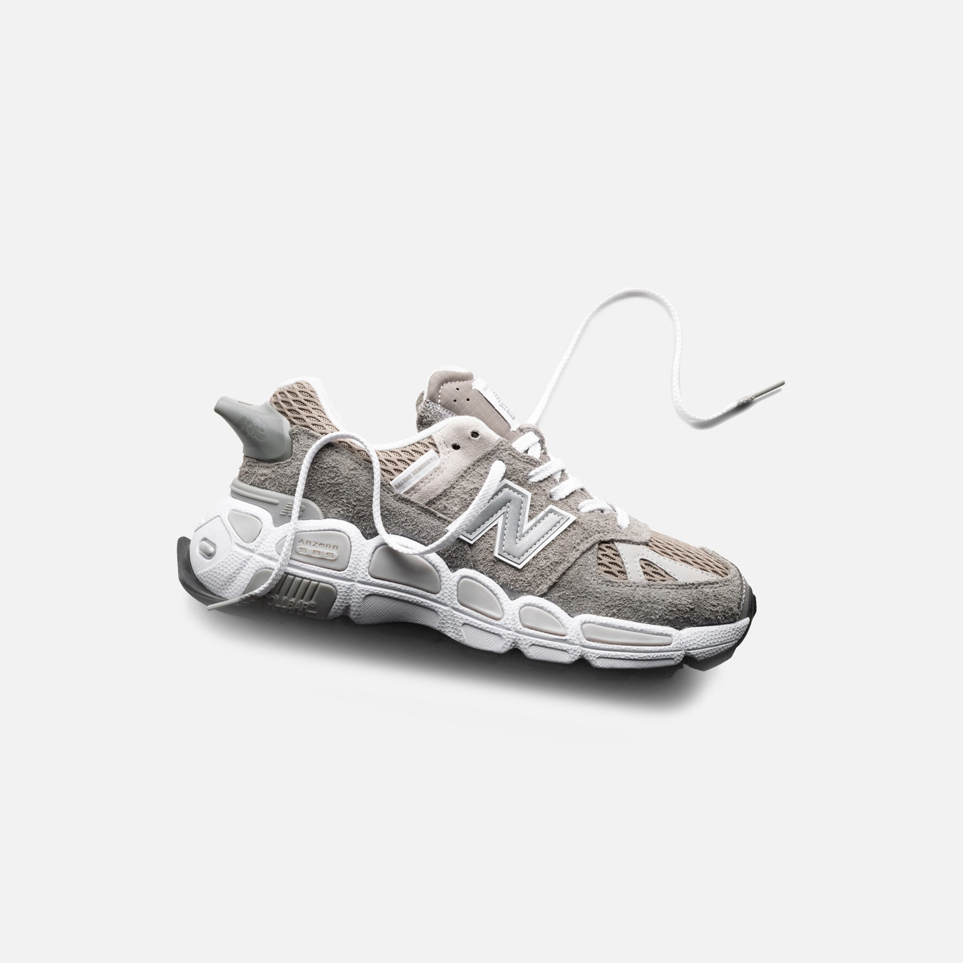 New Balance x Salehe Bembury 574 YURT - Shark Skin / White