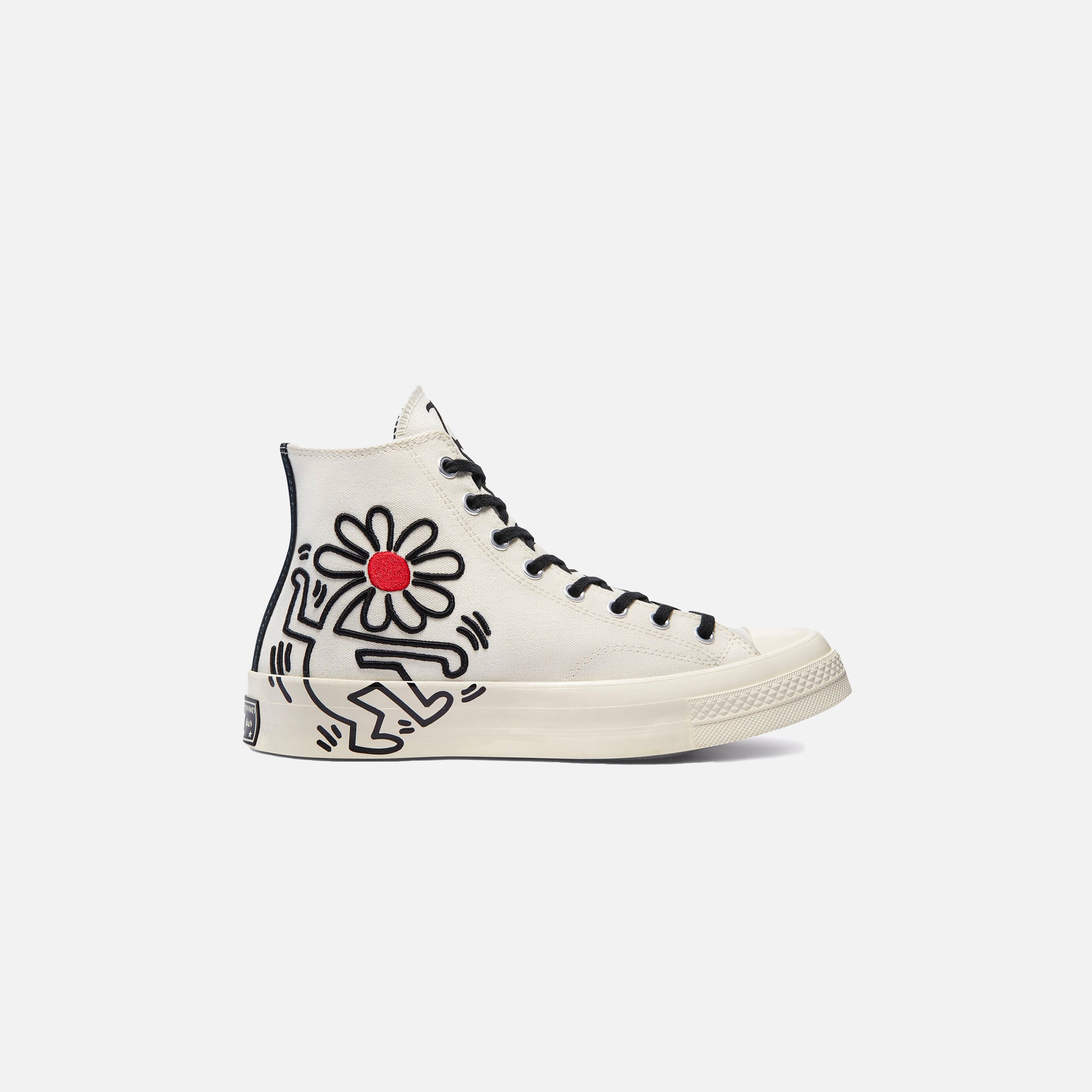 Converse x Keith Haring Chuck 70 High - Egret / Black / Red