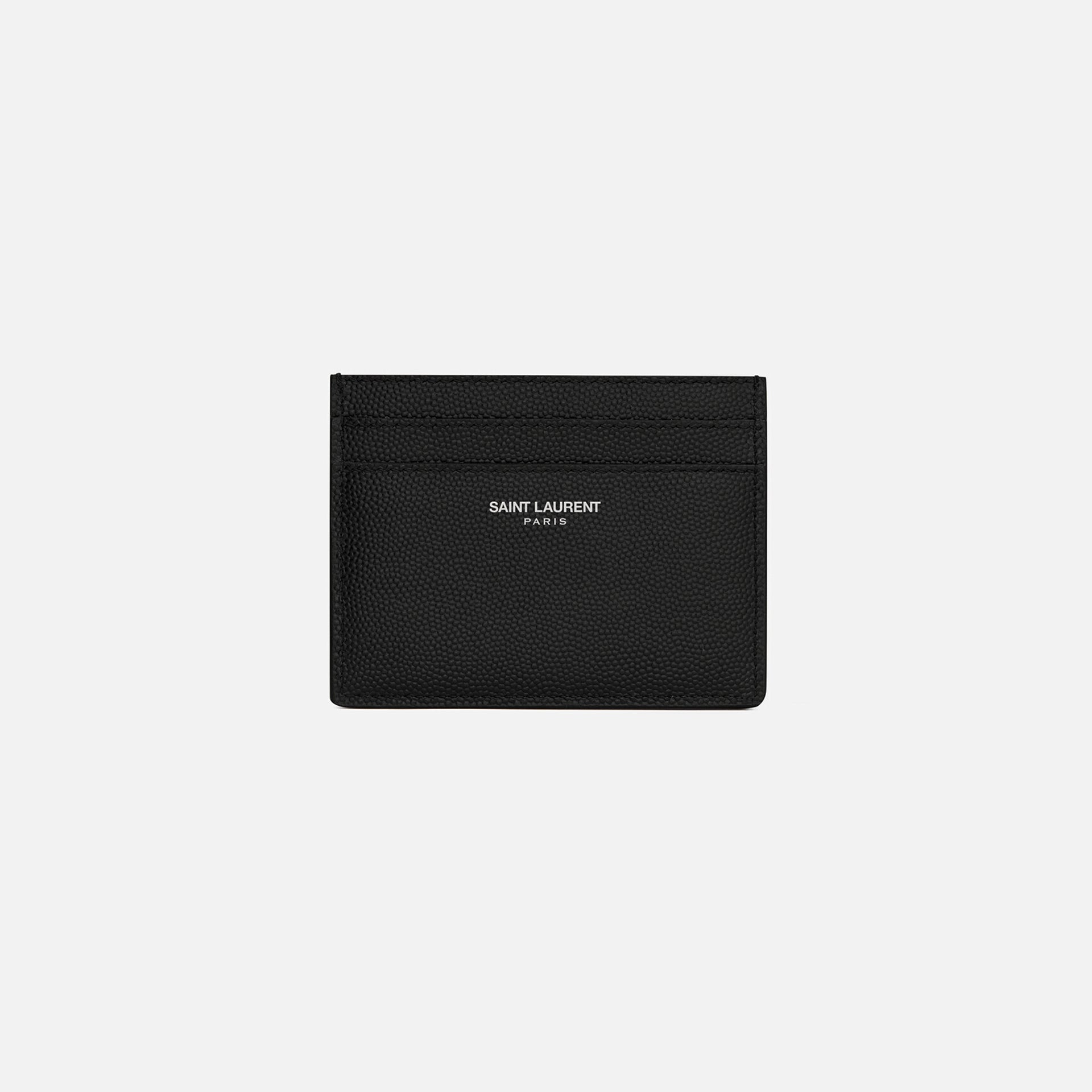 Saint Laurent Credit Card Case - Black