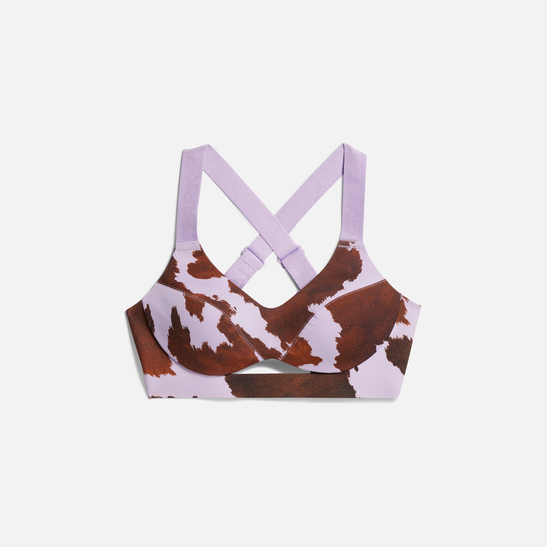 adidas x Ivy Park Cut Out Bra - Cow Hide / Purple Glow